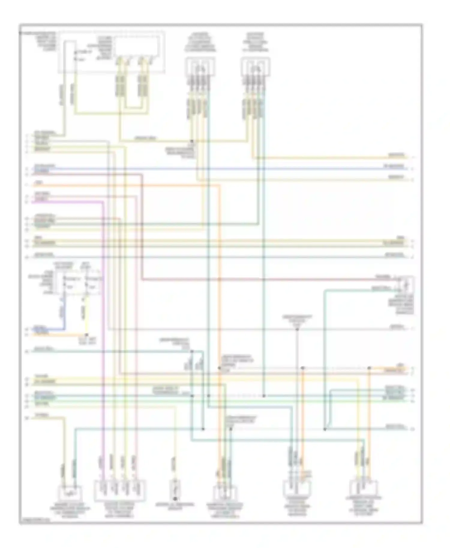 Wrangler Jeep II (1996-2006): Wiring diagram engine performance 4.0l (2 of 3)