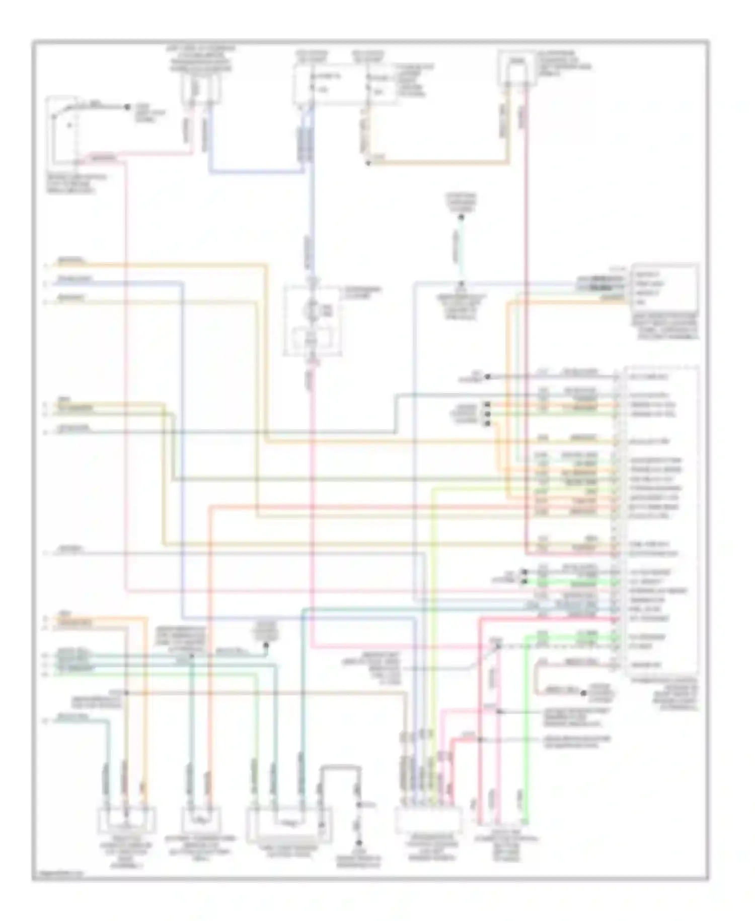 Wrangler Jeep II (1996-2006): Wiring diagram engine performance 4.0l (3 of 3)
