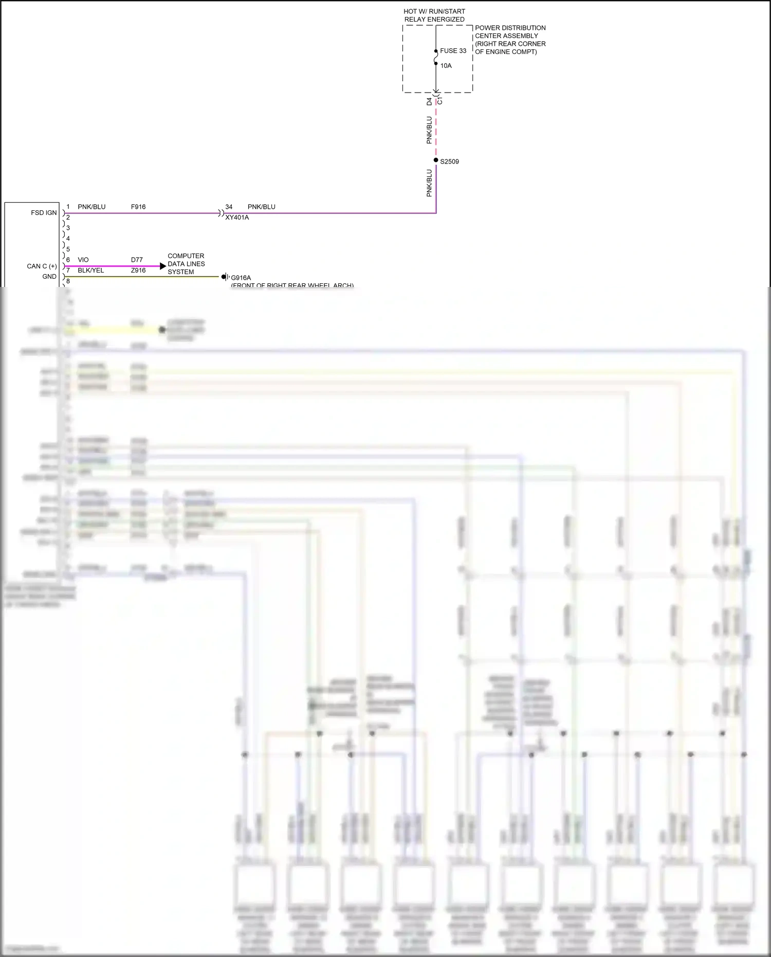 Jeep Wrangler IV (2018-2024) computer data lines system wiring diagram  (59 of 105)