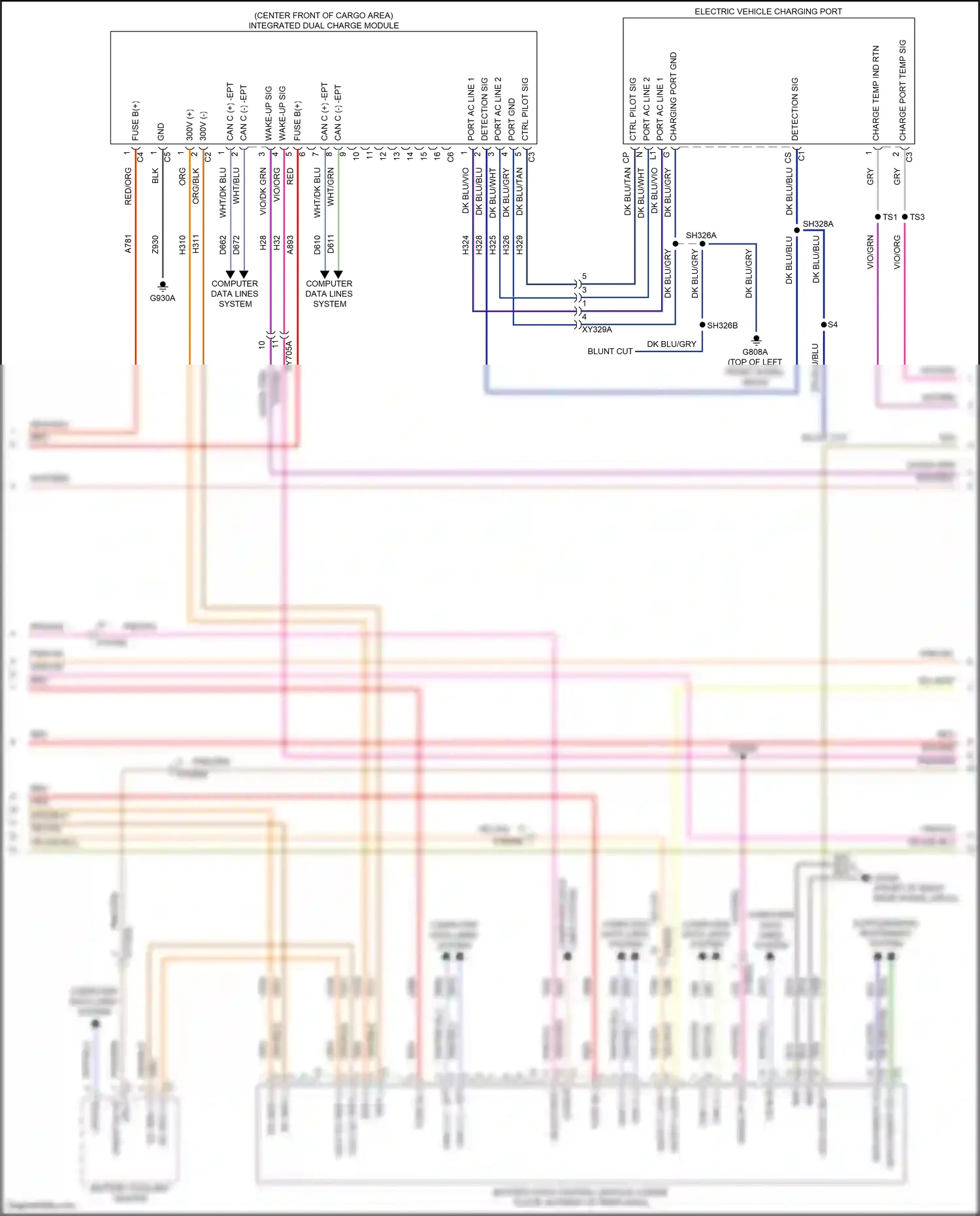 Jeep Wrangler IV (2018-2024) computer data lines system wiring diagram  (86 of 105)