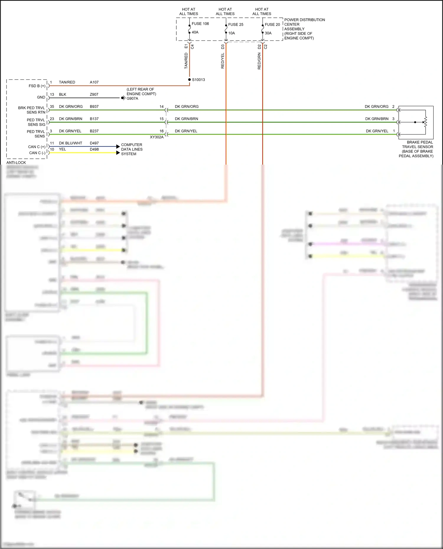 Jeep Wrangler IV (2018-2024) computer data lines system wiring diagram  (60 of 105)