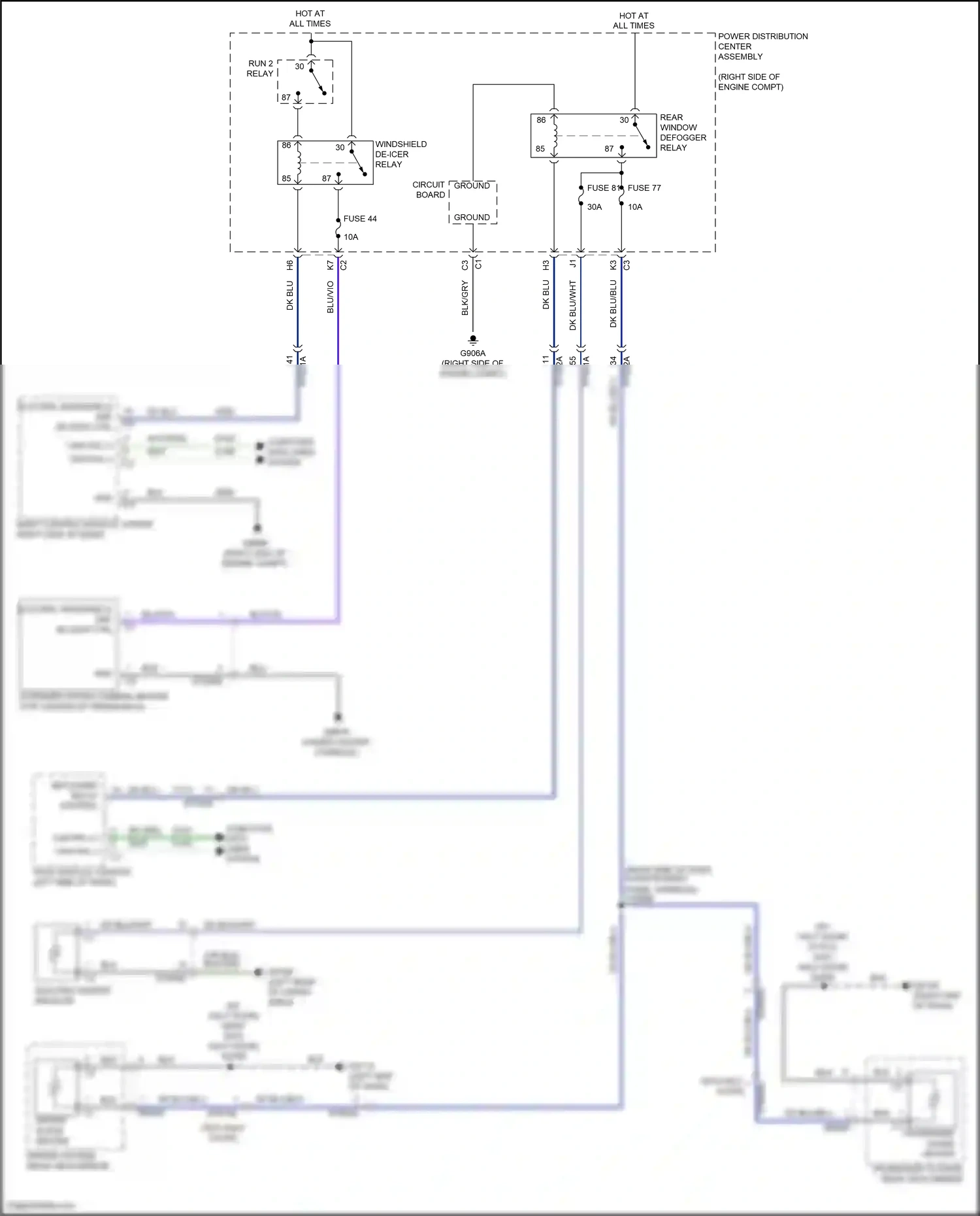 Jeep Wrangler IV (2018-2024) computer data lines system wiring diagram  (36 of 105)