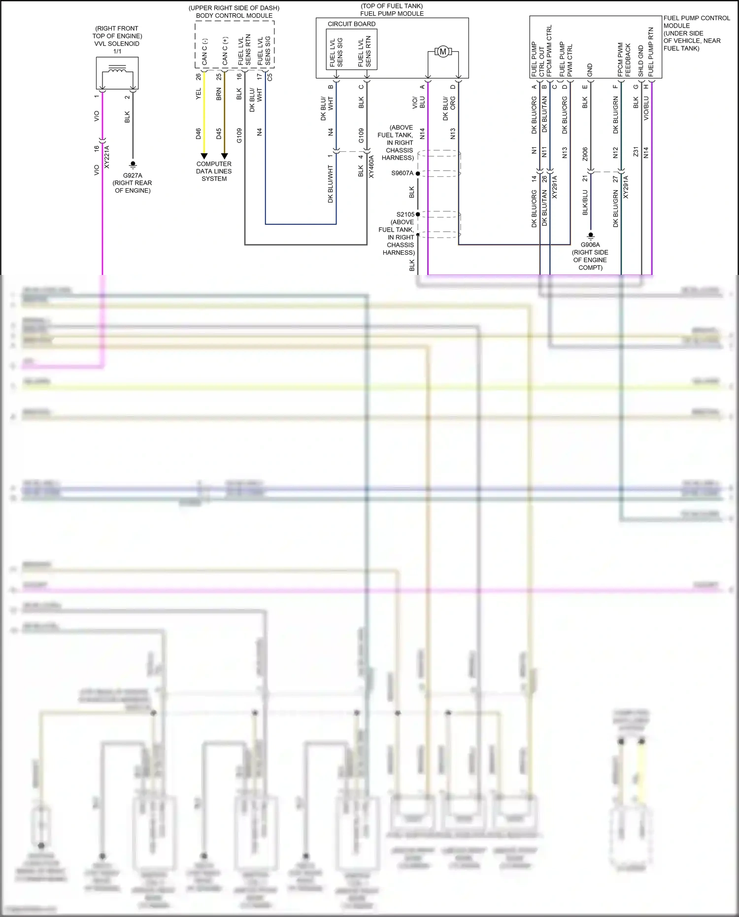 Jeep Wrangler IV (2018-2024) computer data lines system wiring diagram  (82 of 105)