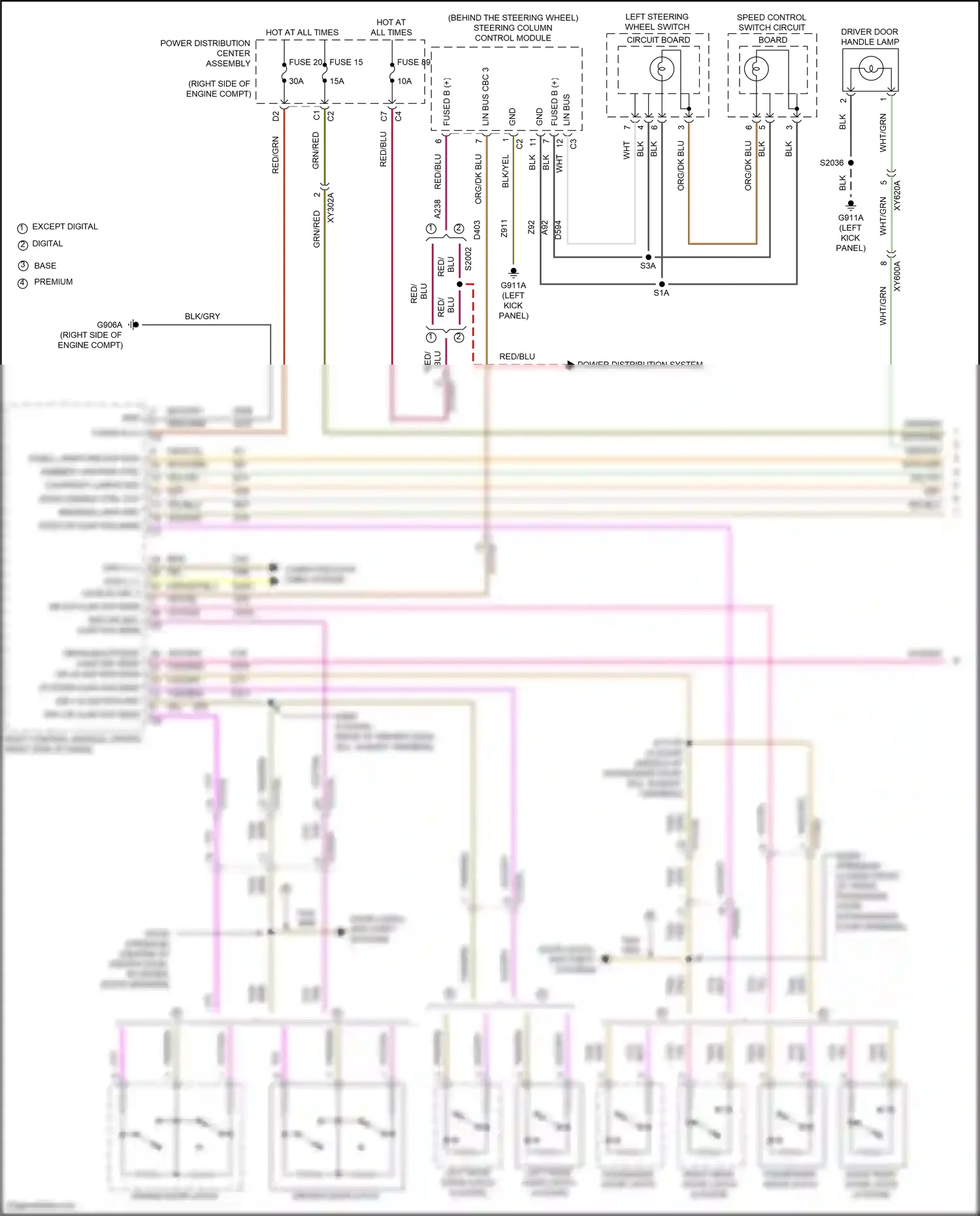 Jeep Wrangler IV (2018-2024) computer data lines system wiring diagram  (16 of 105)