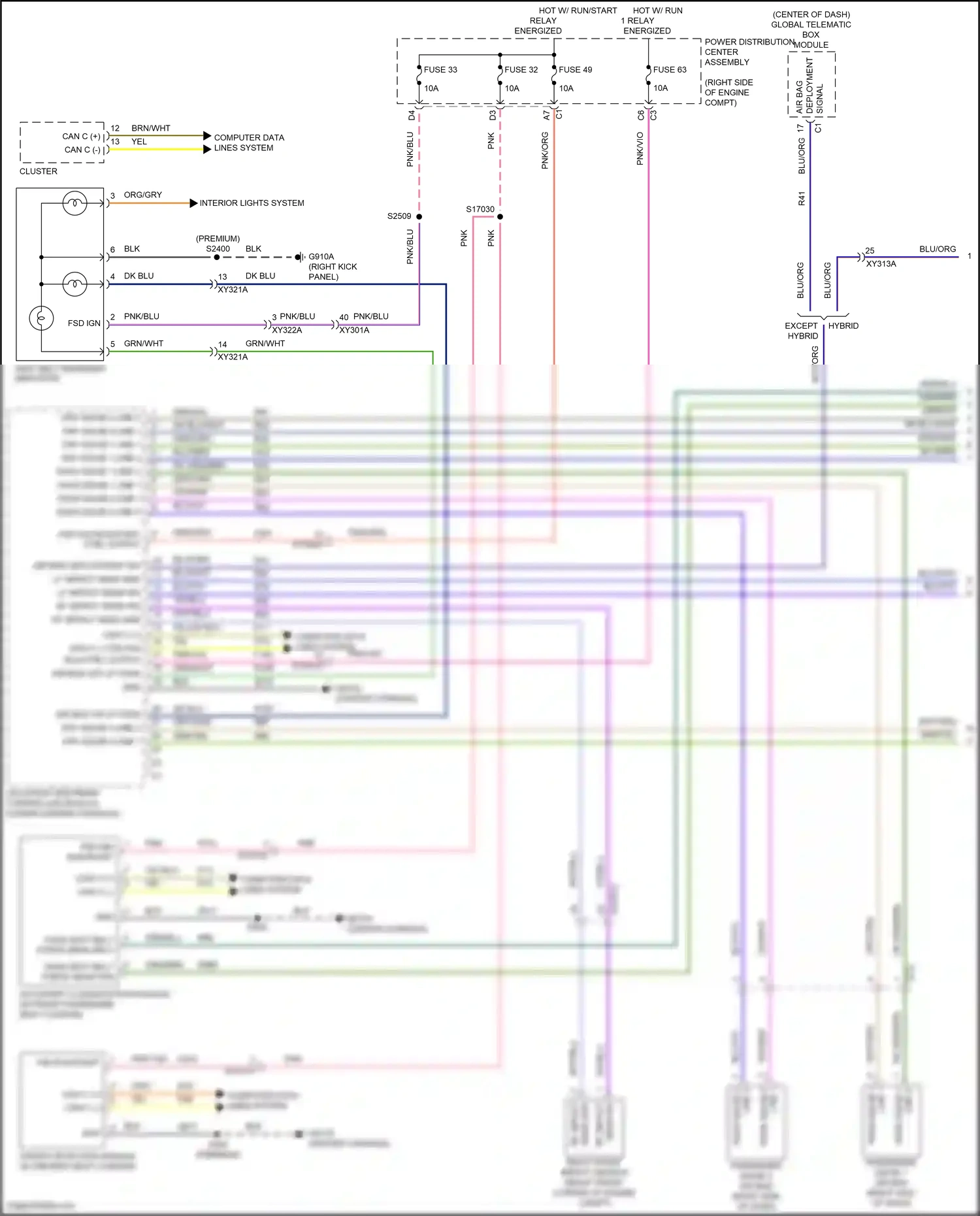 Jeep Wrangler IV (2018-2024) computer data lines system wiring diagram  (101 of 105)