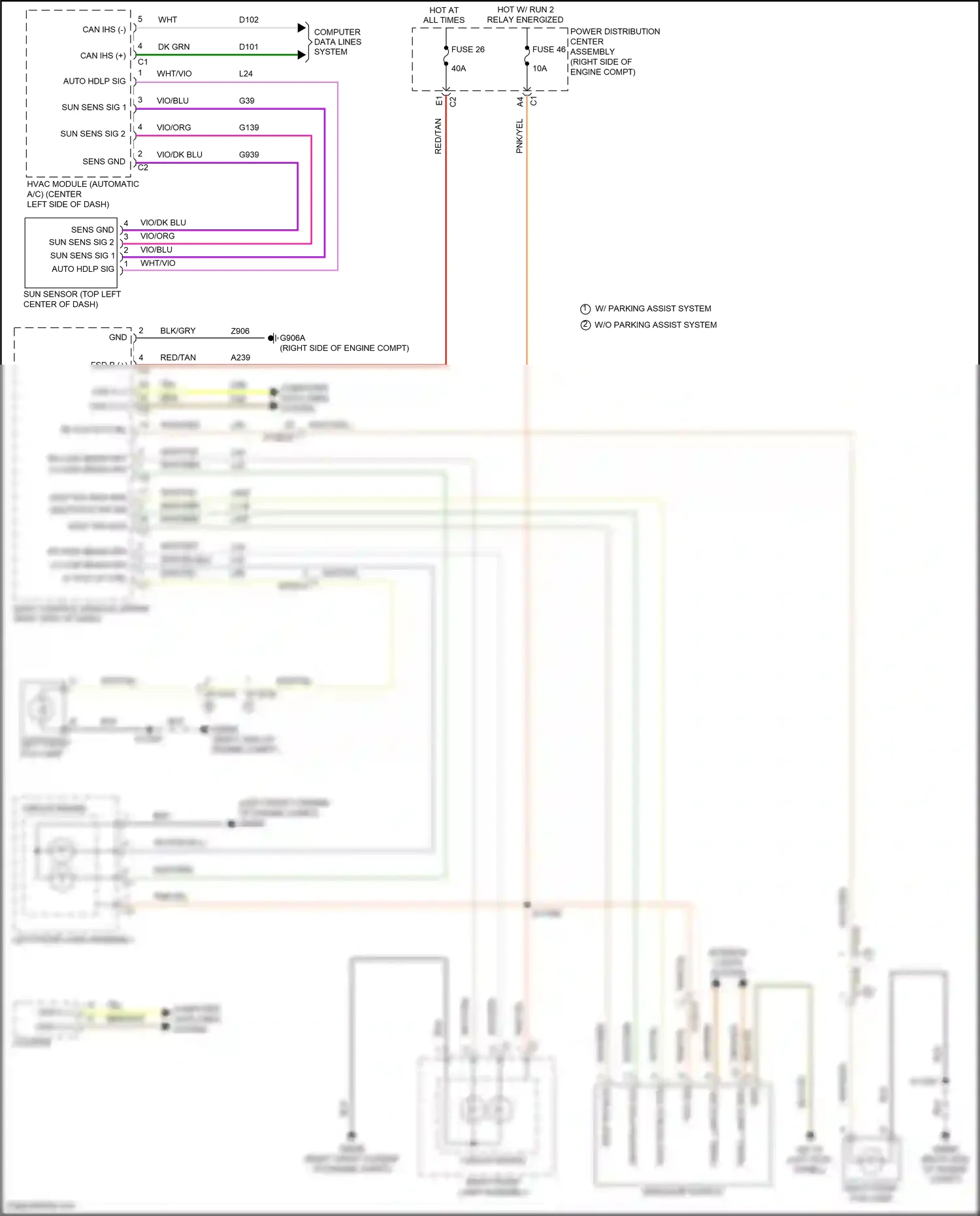 Jeep Wrangler IV (2018-2024) computer data lines system wiring diagram  (5 of 105)