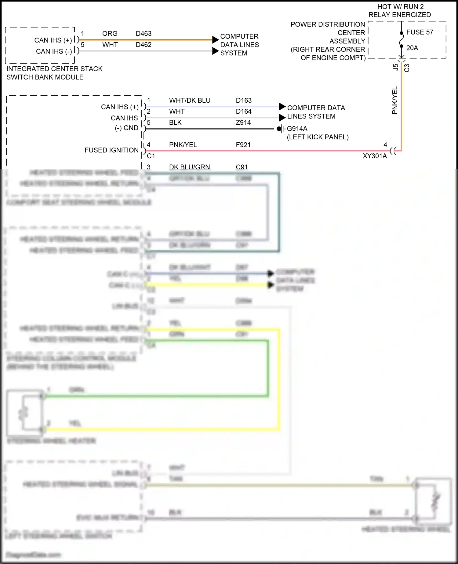 Jeep Wrangler IV (2018-2024) computer data lines system wiring diagram  (15 of 105)