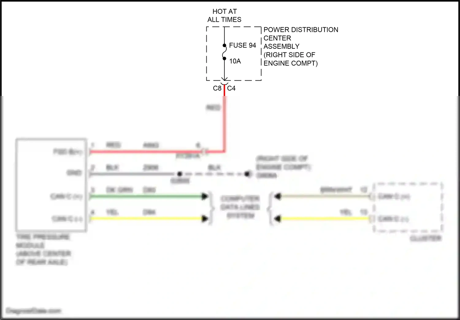 Jeep Wrangler IV (2018-2024) computer data lines system wiring diagram  (40 of 105)