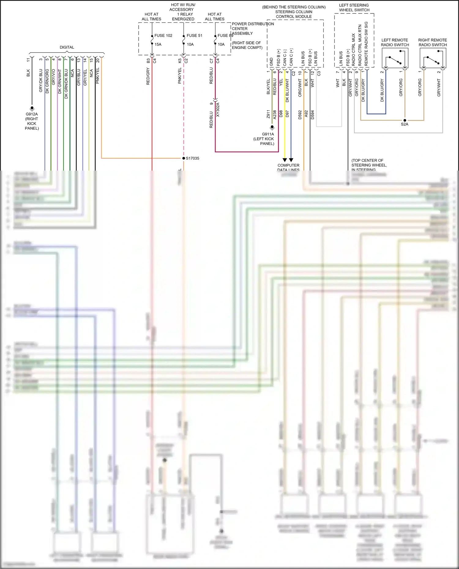 Jeep Wrangler IV (2018-2024) computer data lines system wiring diagram  (10 of 105)