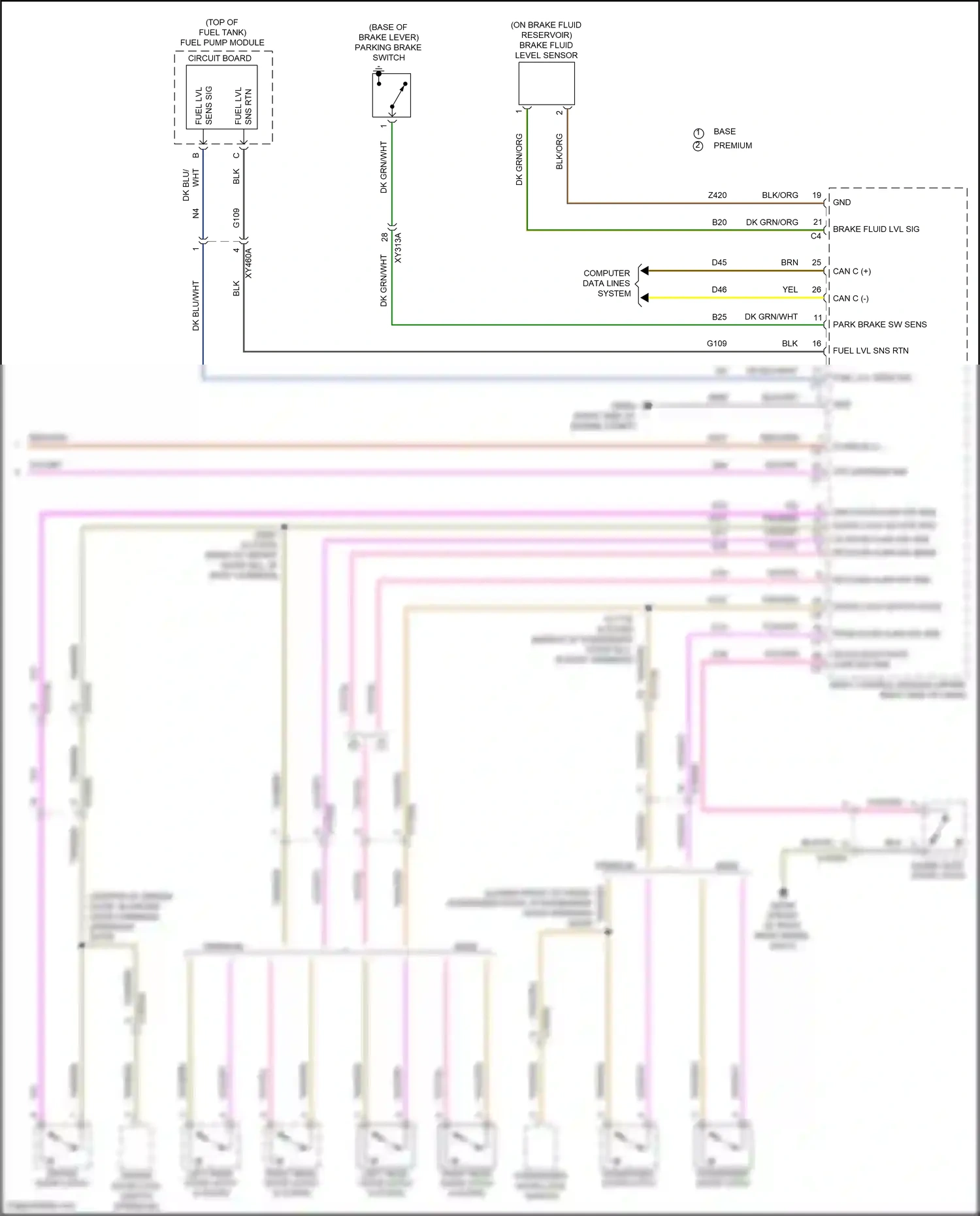 Jeep Wrangler IV (2018-2024) computer data lines system wiring diagram  (26 of 105)