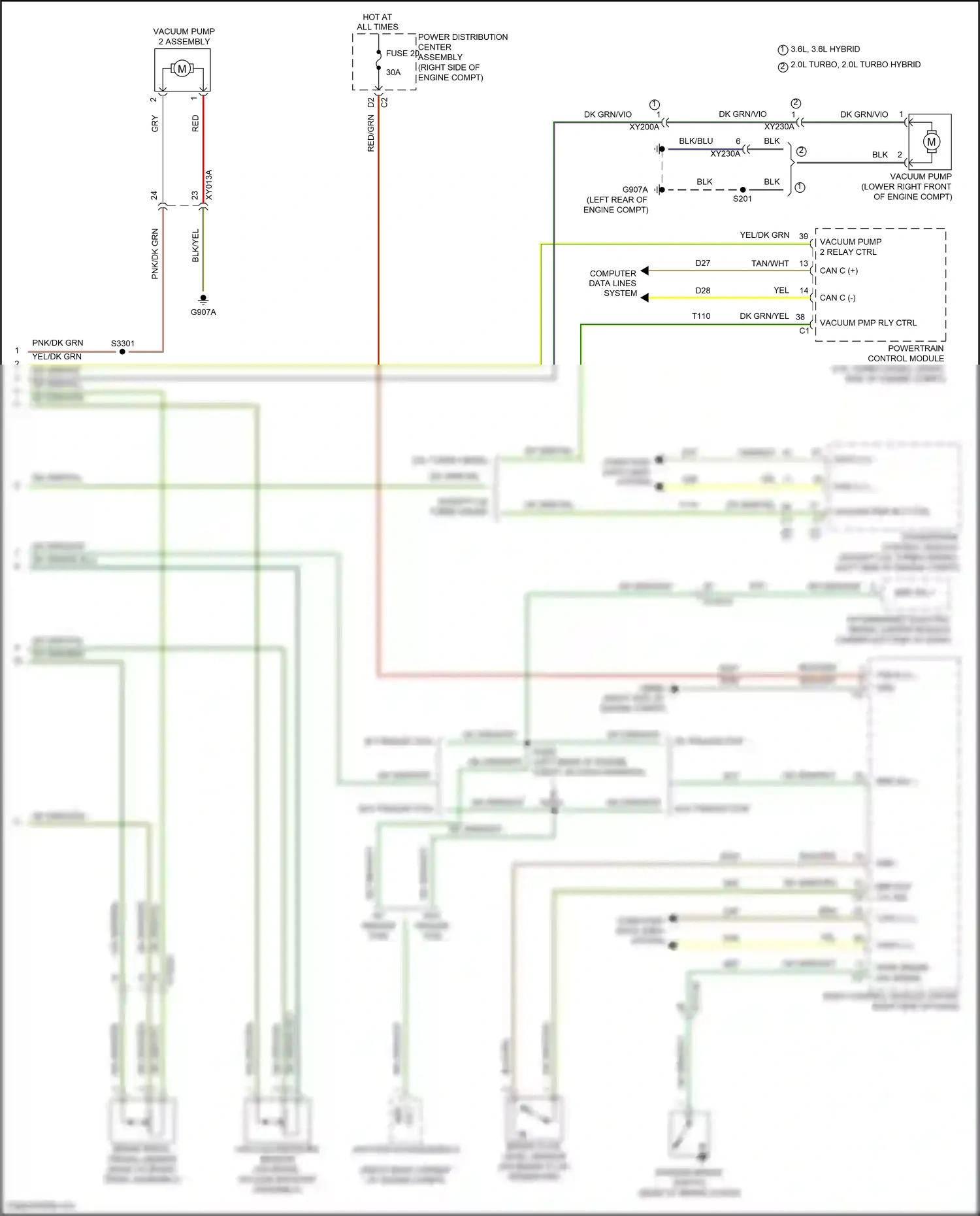 Jeep Wrangler IV (2018-2024) computer data lines system wiring diagram  (12 of 105)