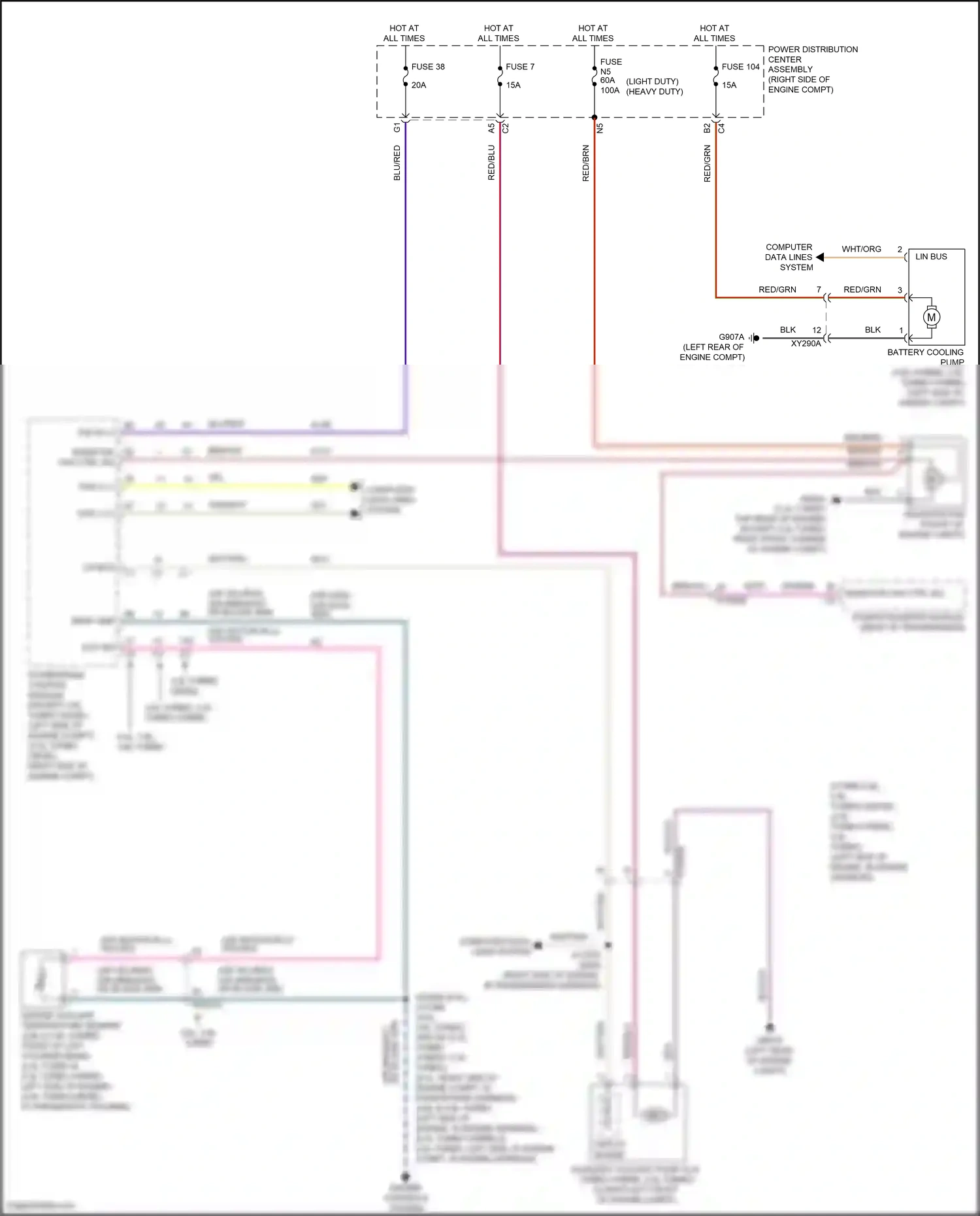 Jeep Wrangler IV (2018-2024) computer data lines system wiring diagram  (52 of 105)