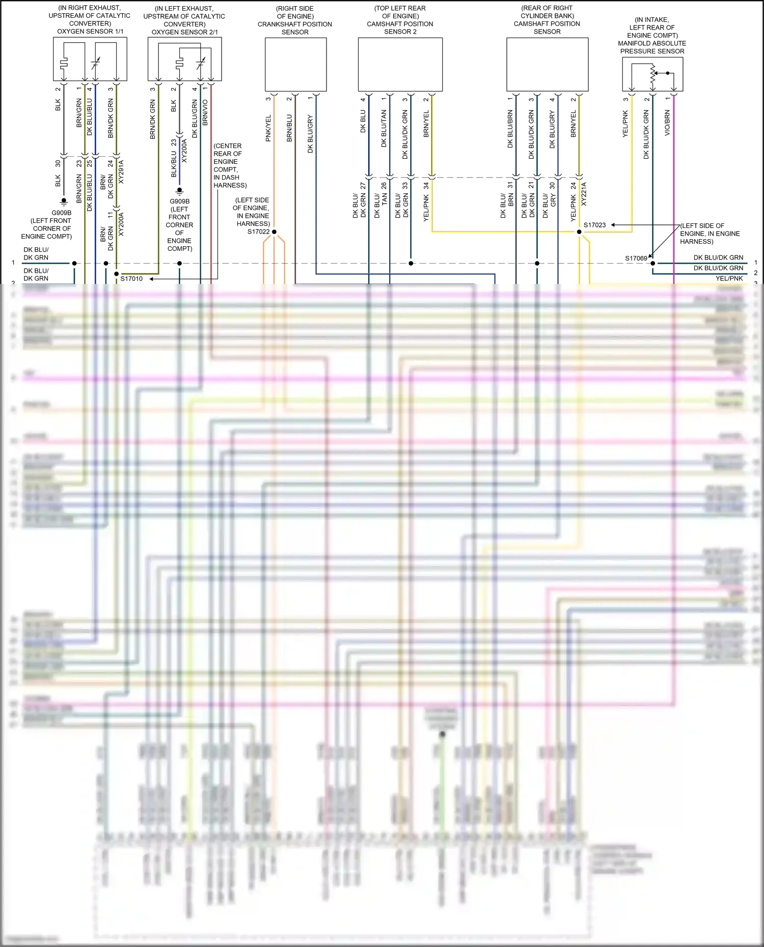 Jeep Wrangler IV (2018-2024) powertrain control module wiring diagram  (43 of 47)