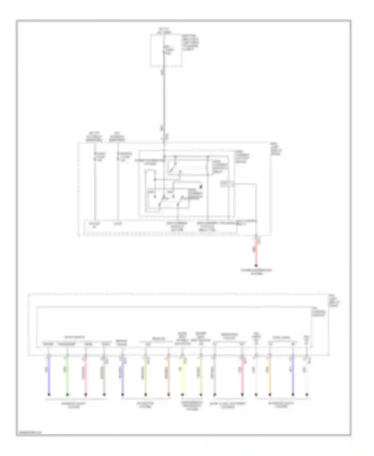 Cadenza Kia I facelift (2013-2016): Body control modules circuit (3 of 3)