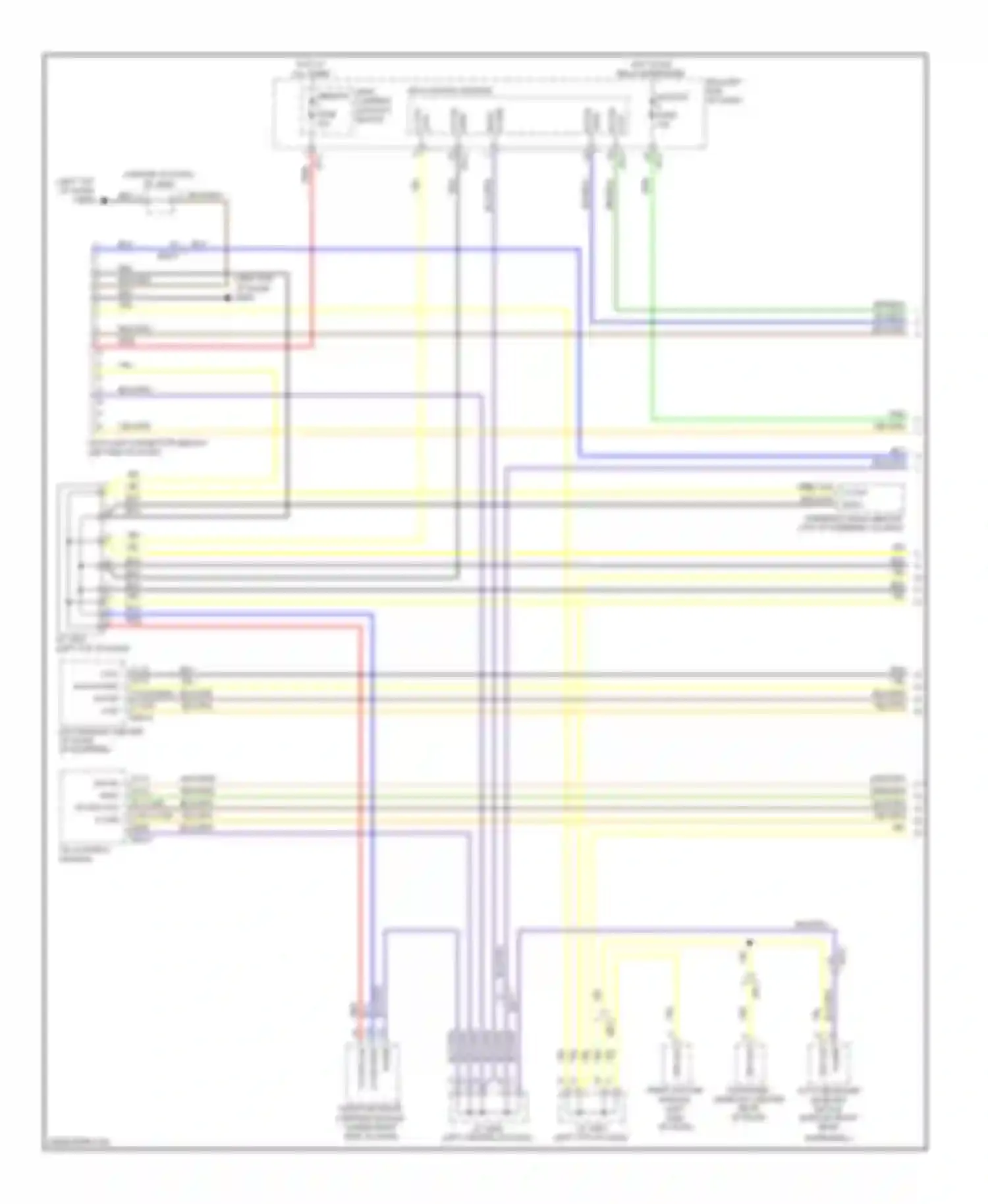 Cadenza Kia I facelift (2013-2016): Computer data lines circuit (1 of 3)