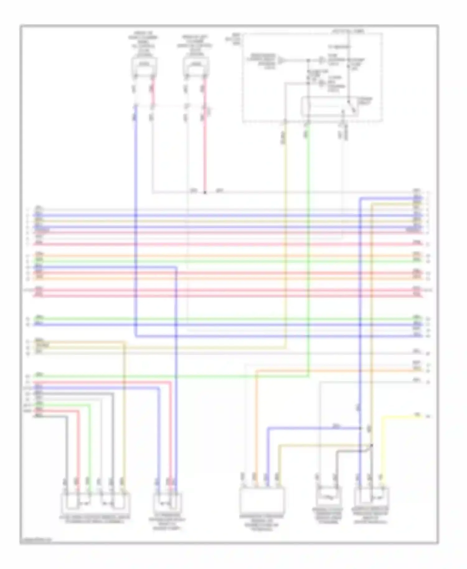 Cadenza Kia I facelift (2013-2016): Wiring diagram engine performance 3.3l (4 of 8)