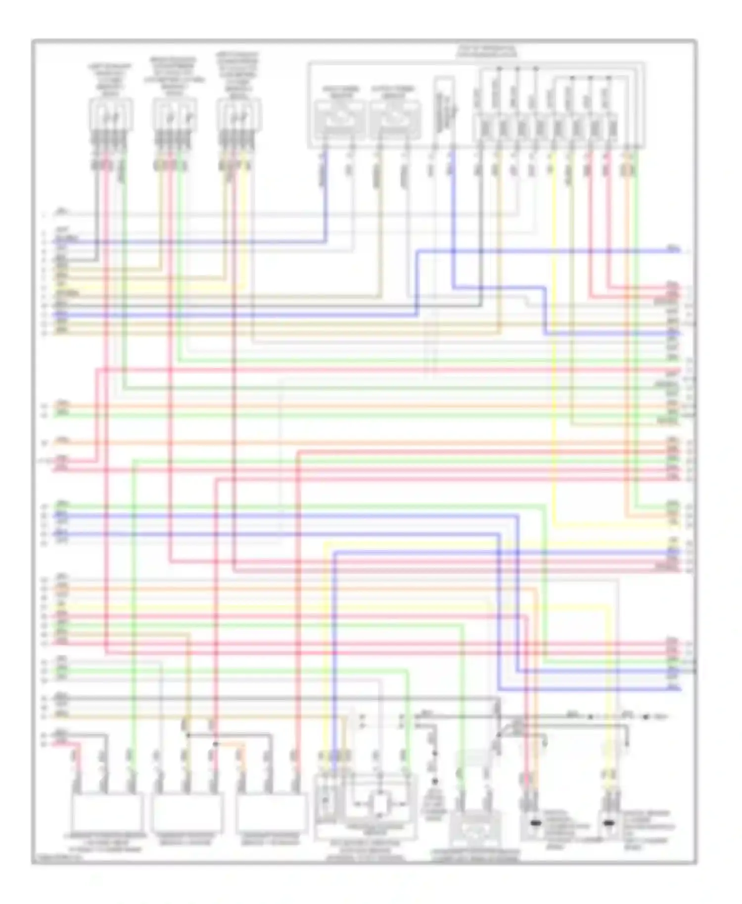 Cadenza Kia I facelift (2013-2016): Wiring diagram engine performance 3.3l (6 of 8)