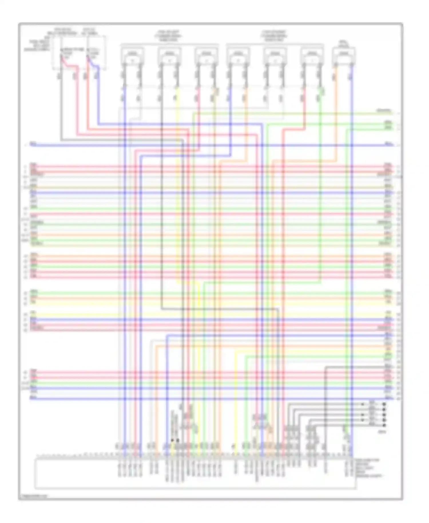 Cadenza Kia I facelift (2013-2016): Wiring diagram engine performance 3.3l (7 of 8)