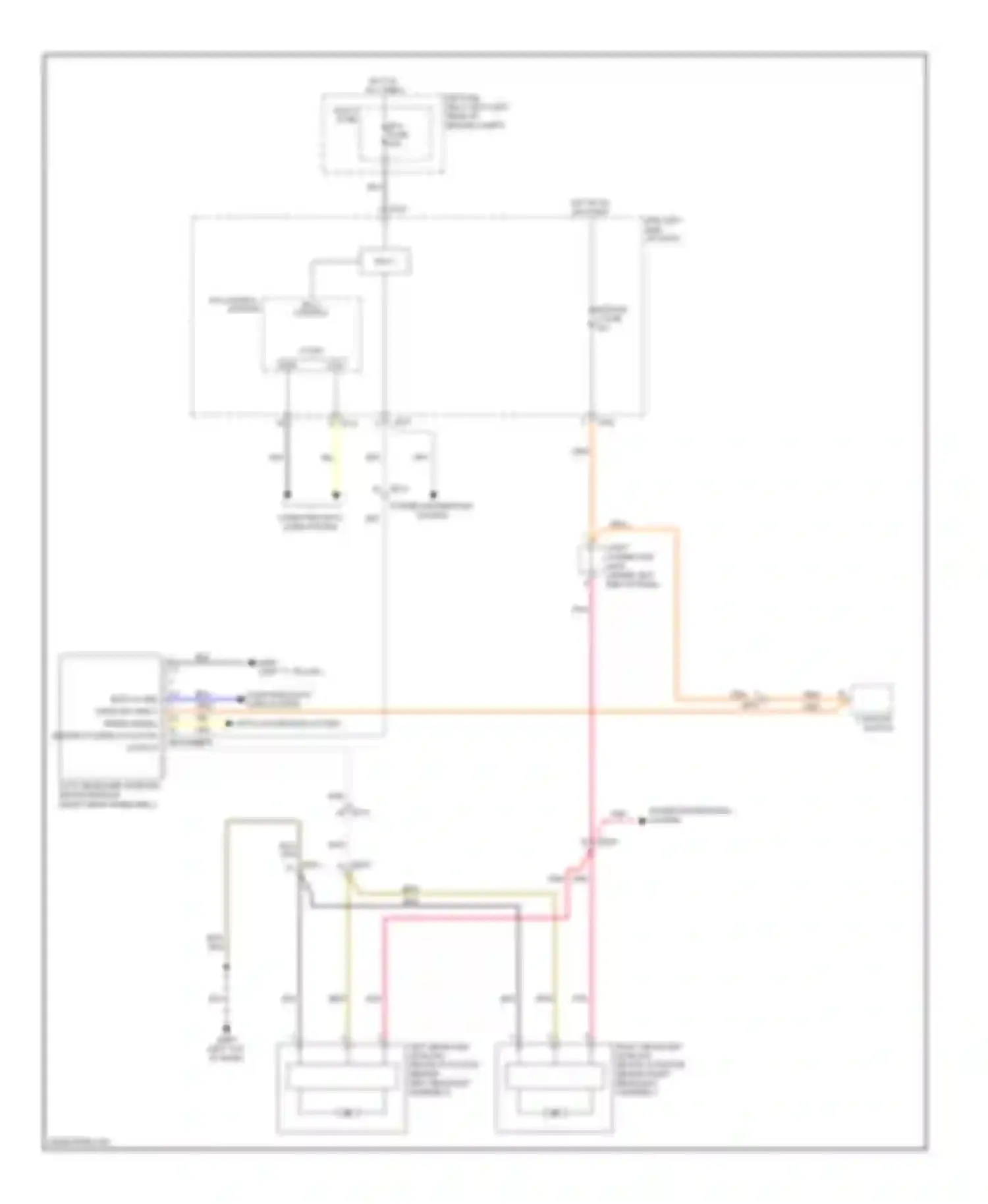 Cadenza Kia I facelift (2013-2016): Auto headlamps leveling system (ahls) circuit