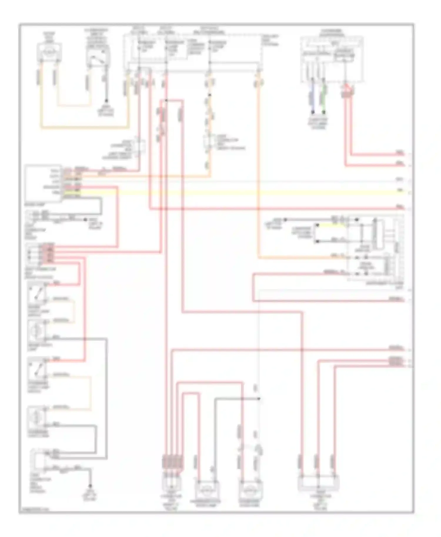Wiring diagram 1 2 3 4 5 6 memory pwr on/start input tail+ auto cut sig door gnd for Kia Cadenza I facelift (2013-2016) (1 of 1)