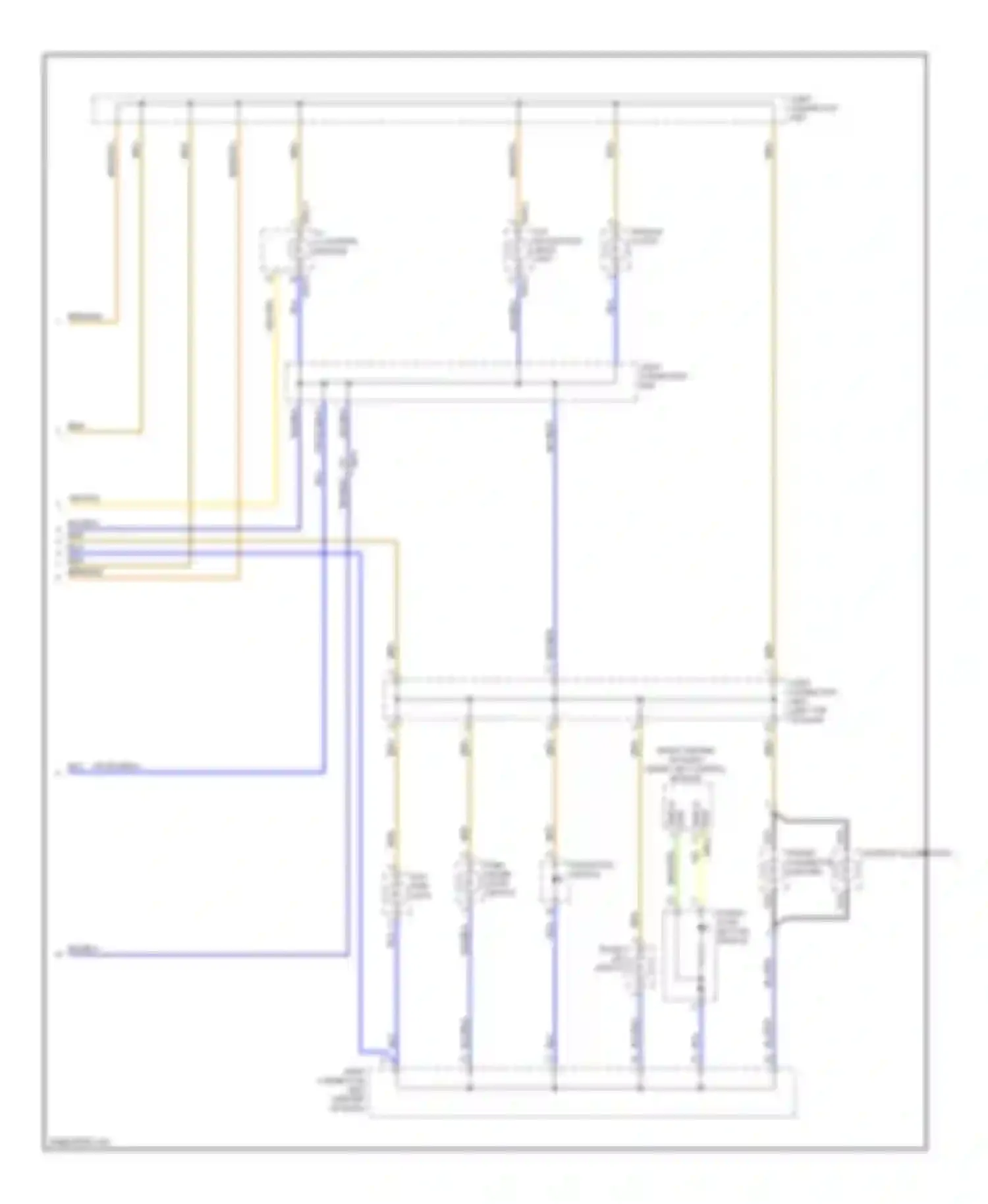 Wiring diagram analog clock for Kia Cadenza I facelift (2013-2016) (2 of 4)