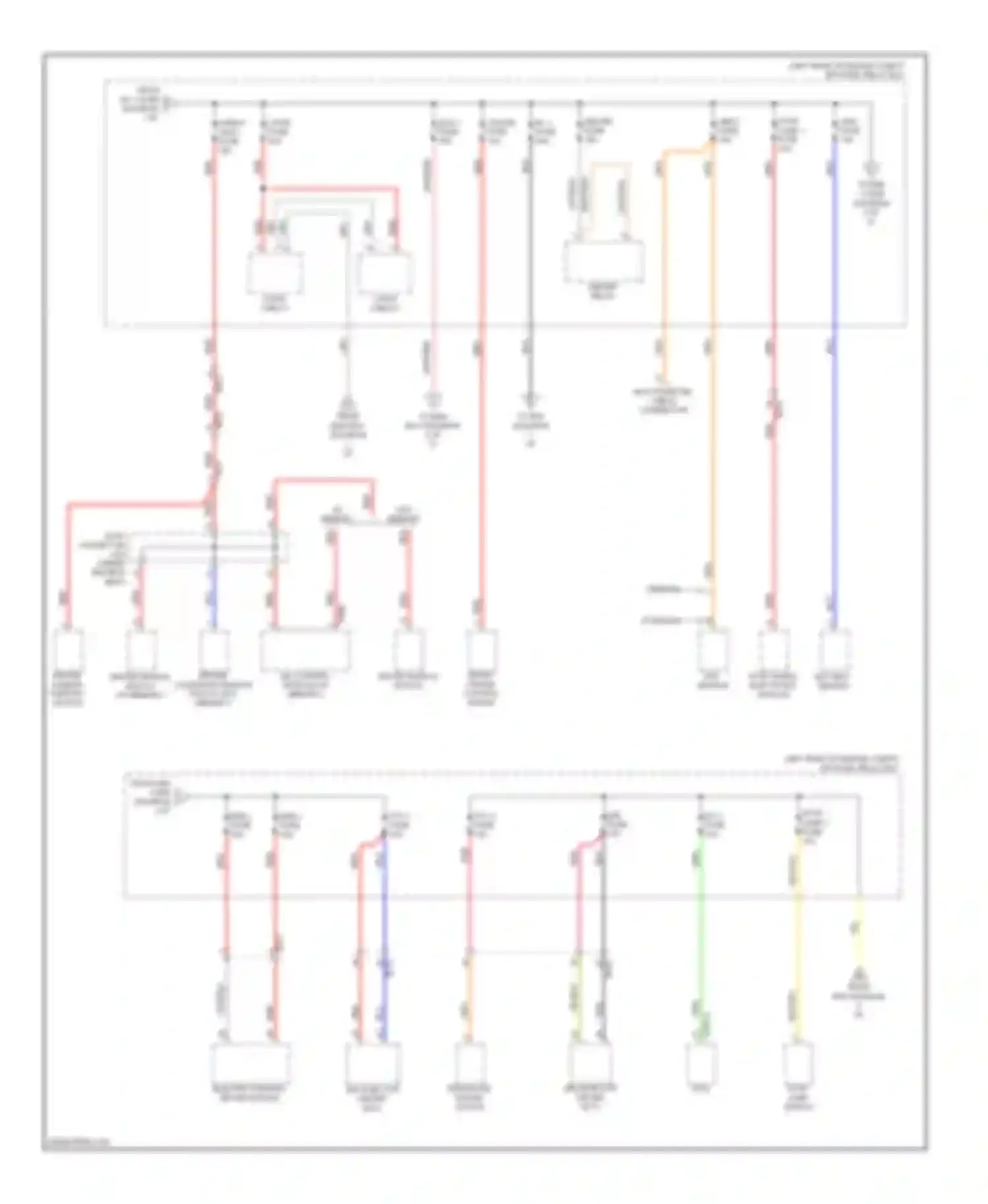 Wiring diagram battery sensor for Kia Cadenza I facelift (2013-2016) (2 of 3)