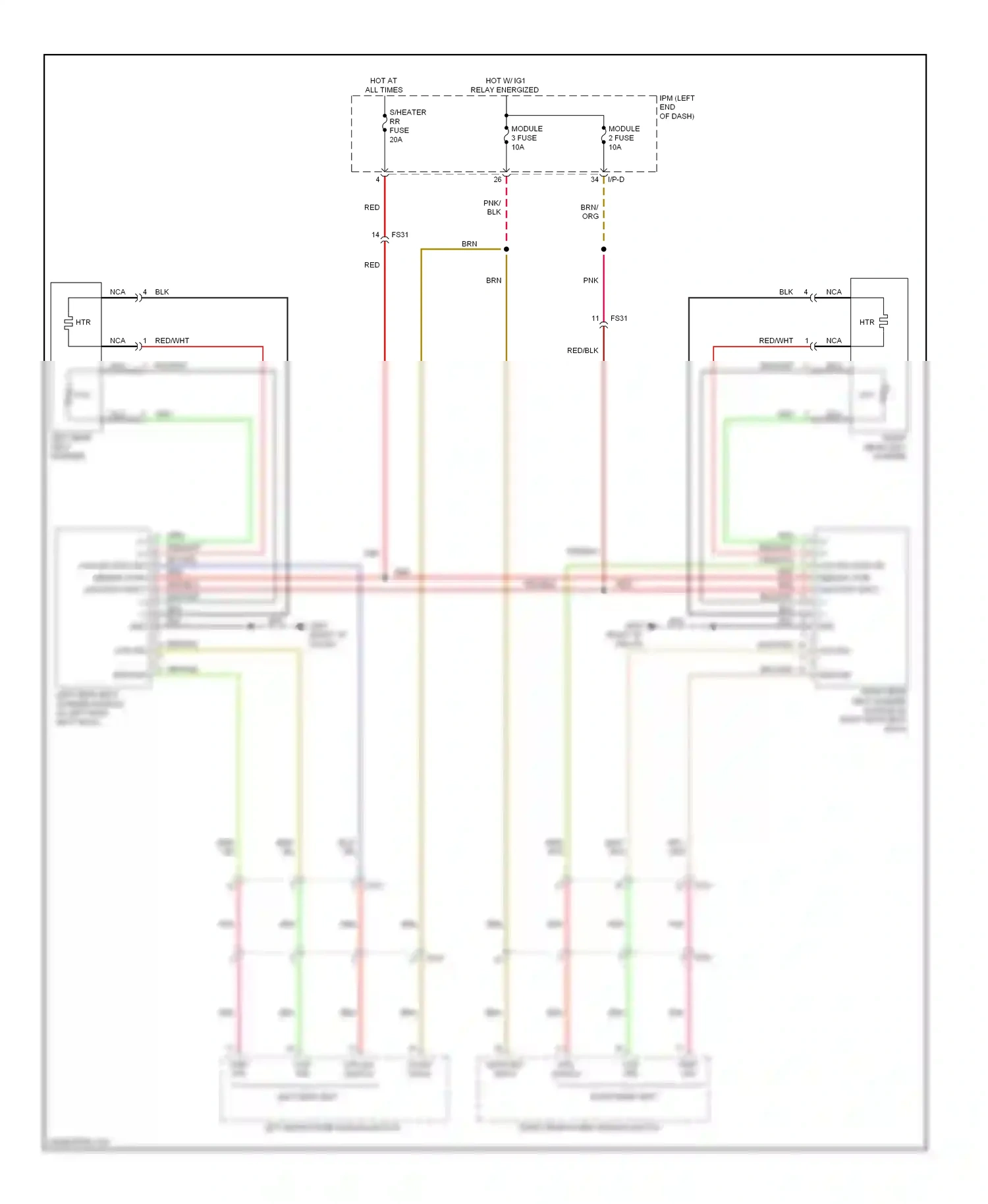 Wiring diagram blu for Kia Cadenza I facelift (2013-2016) (80 of 92)