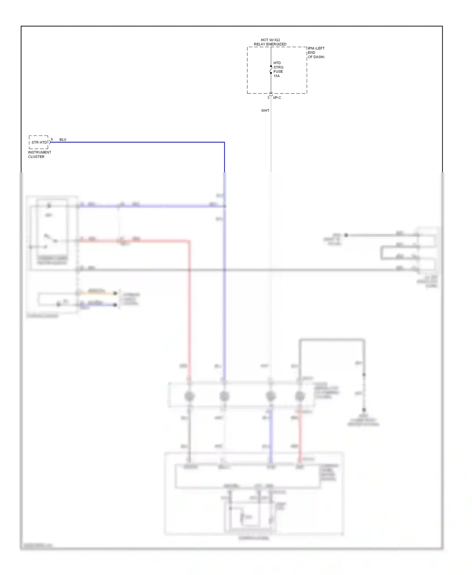 Wiring diagram blu for Kia Cadenza I facelift (2013-2016) (71 of 92)