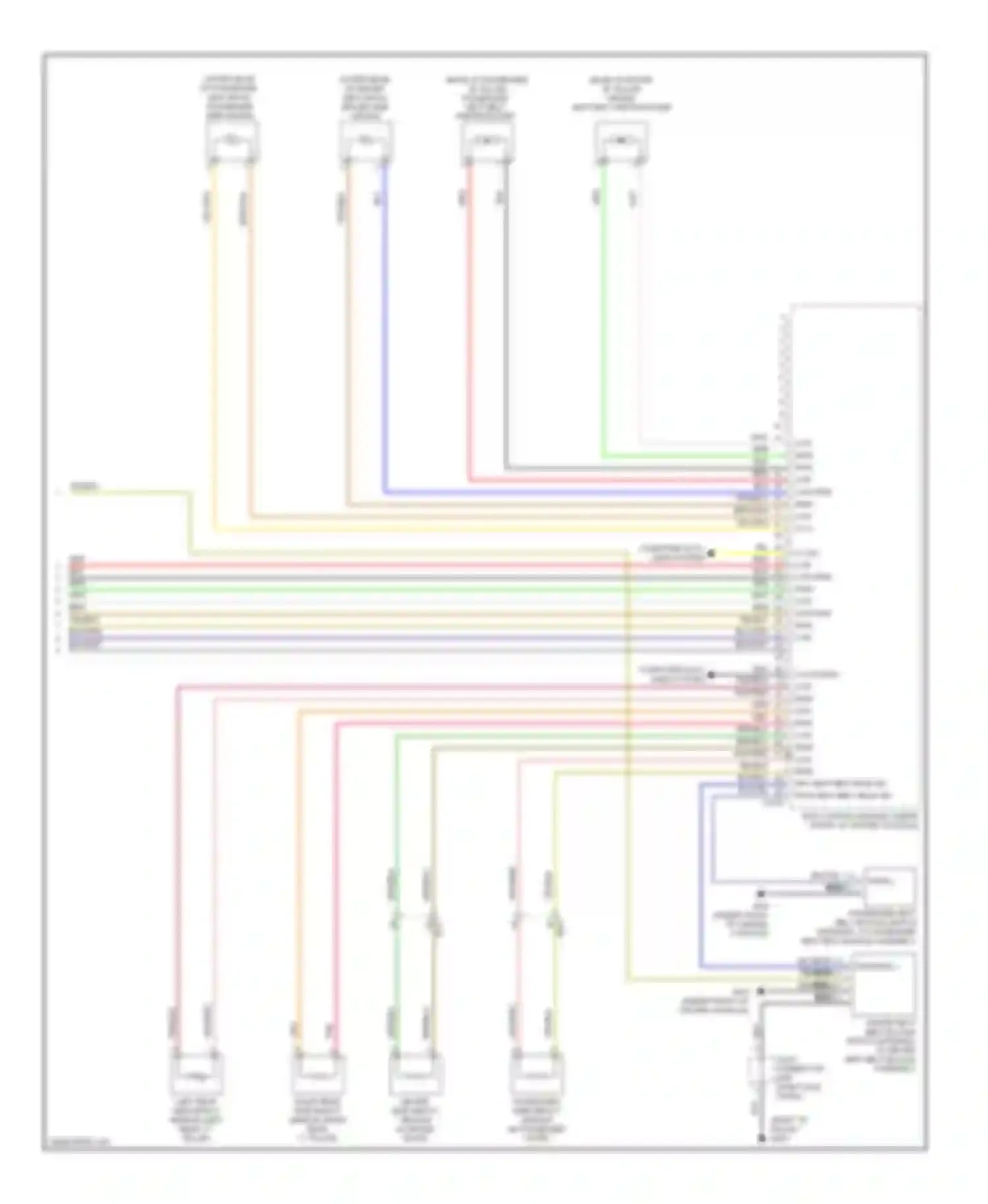 Wiring diagram computer data lines system for Kia Cadenza I facelift (2013-2016) (64 of 70)