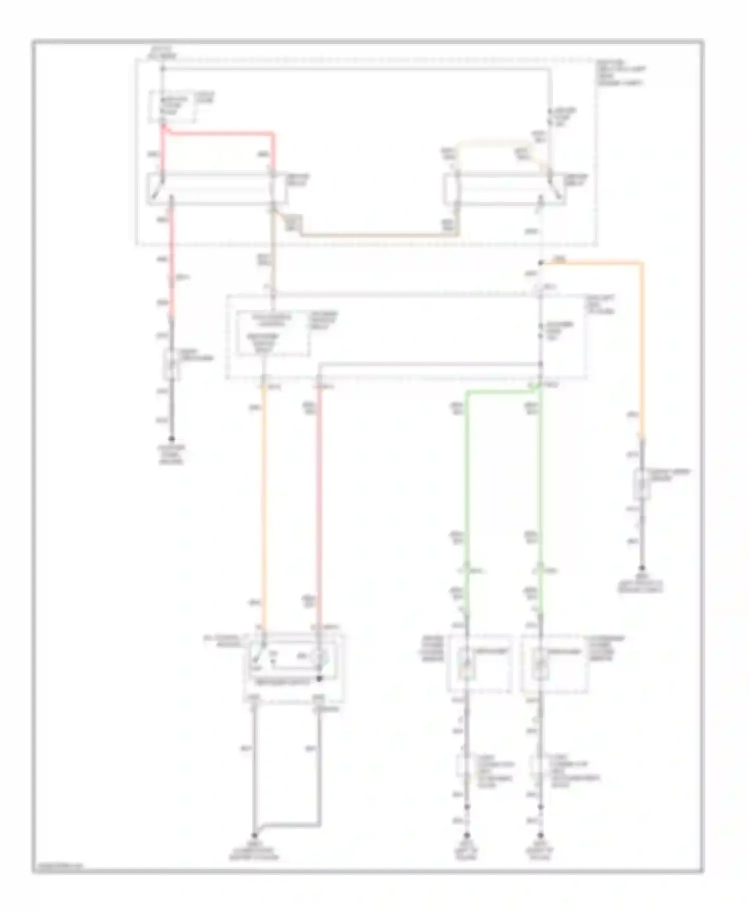 Wiring diagram defogger switch input for Kia Cadenza I facelift (2013-2016) (1 of 1)