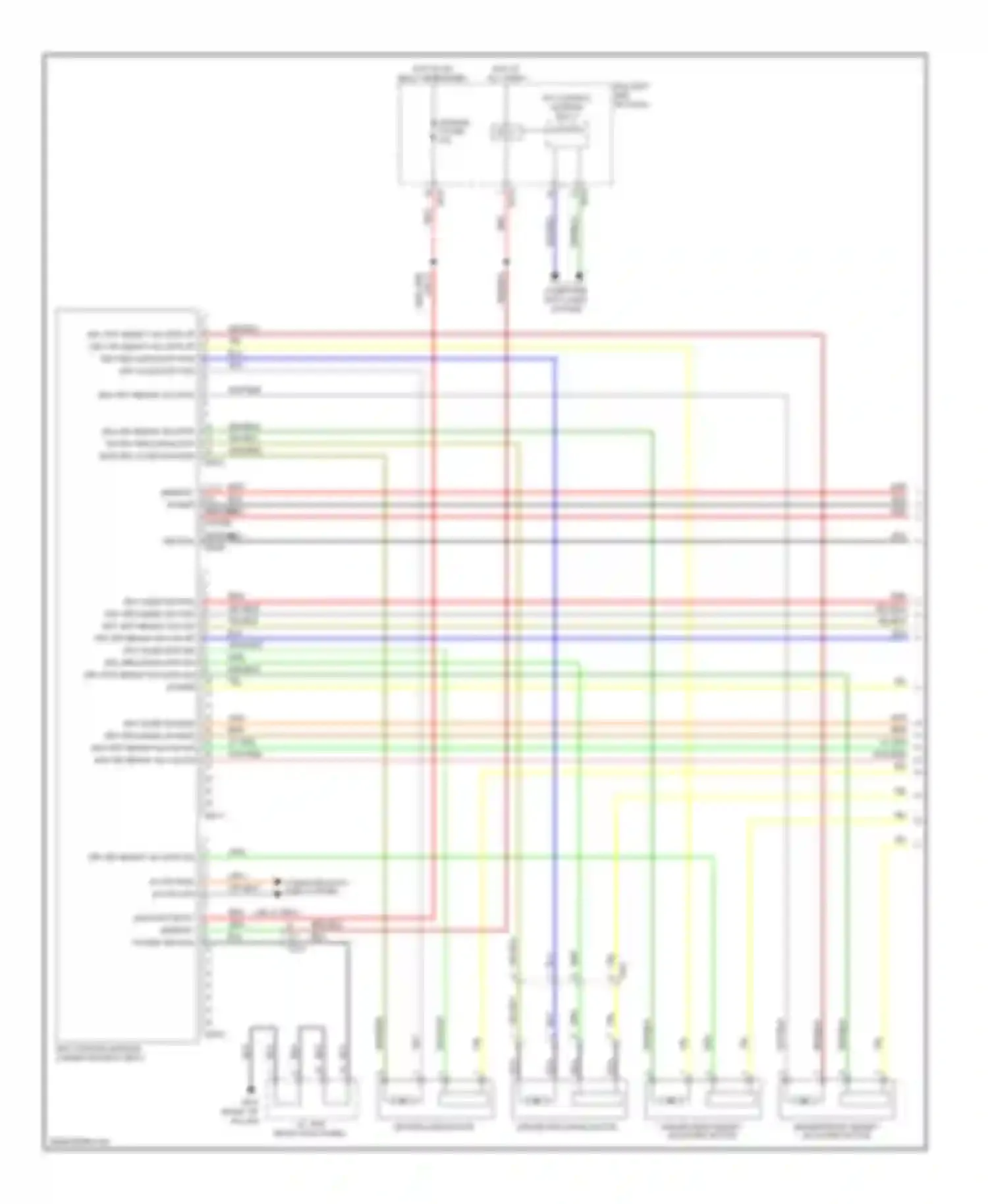 Wiring diagram drv rr height adj mtr sig for Kia Cadenza I facelift (2013-2016) (1 of 1)