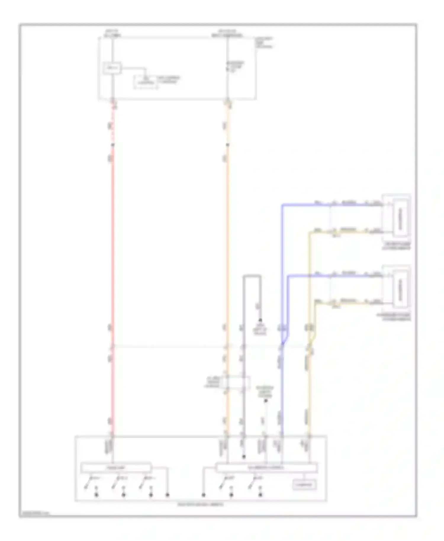 Wiring diagram input on/start for Kia Cadenza I facelift (2013-2016) (1 of 2)