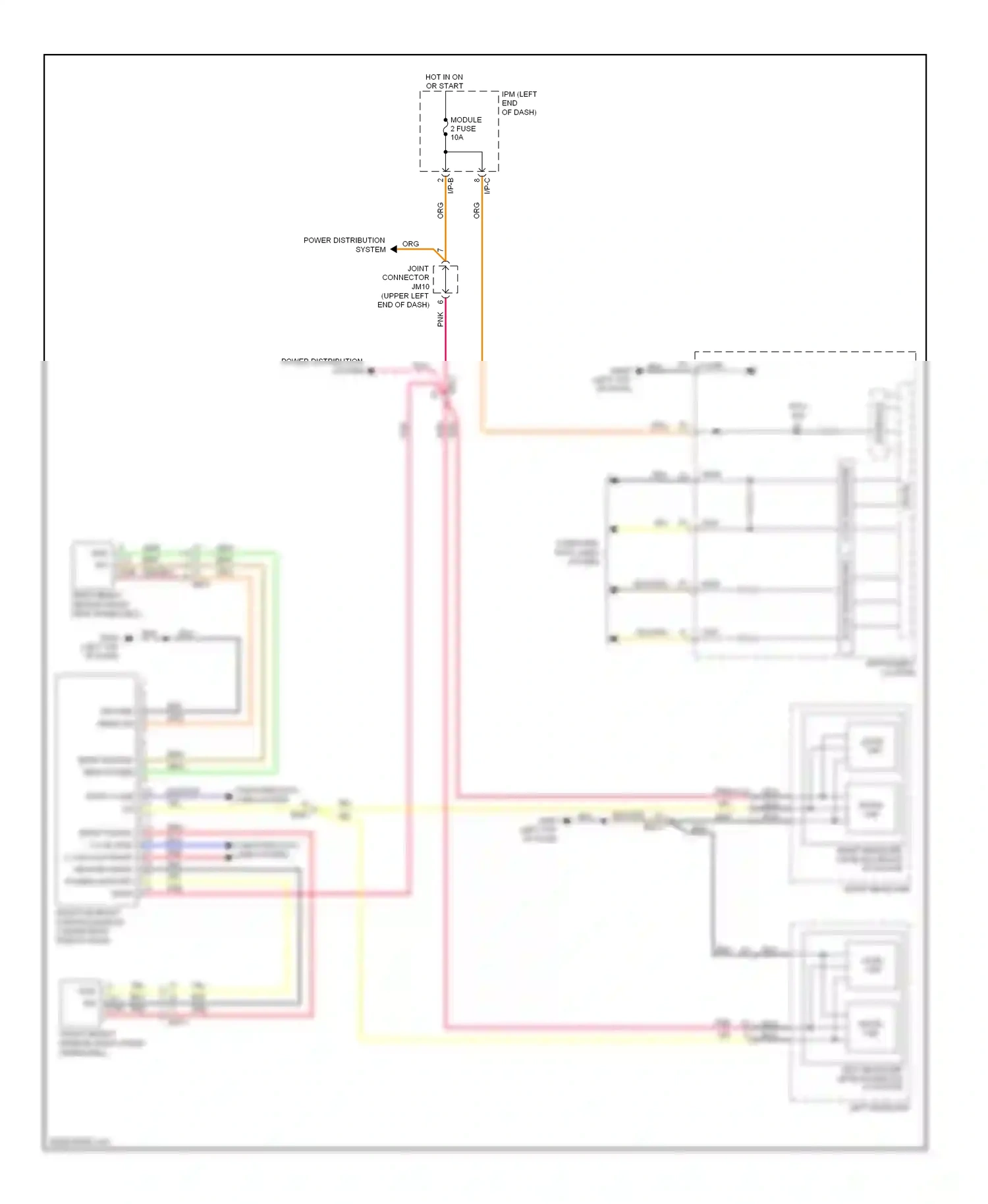 Kia Cadenza I facelift (2013-2016) interface wiring diagram  (1 of 19)