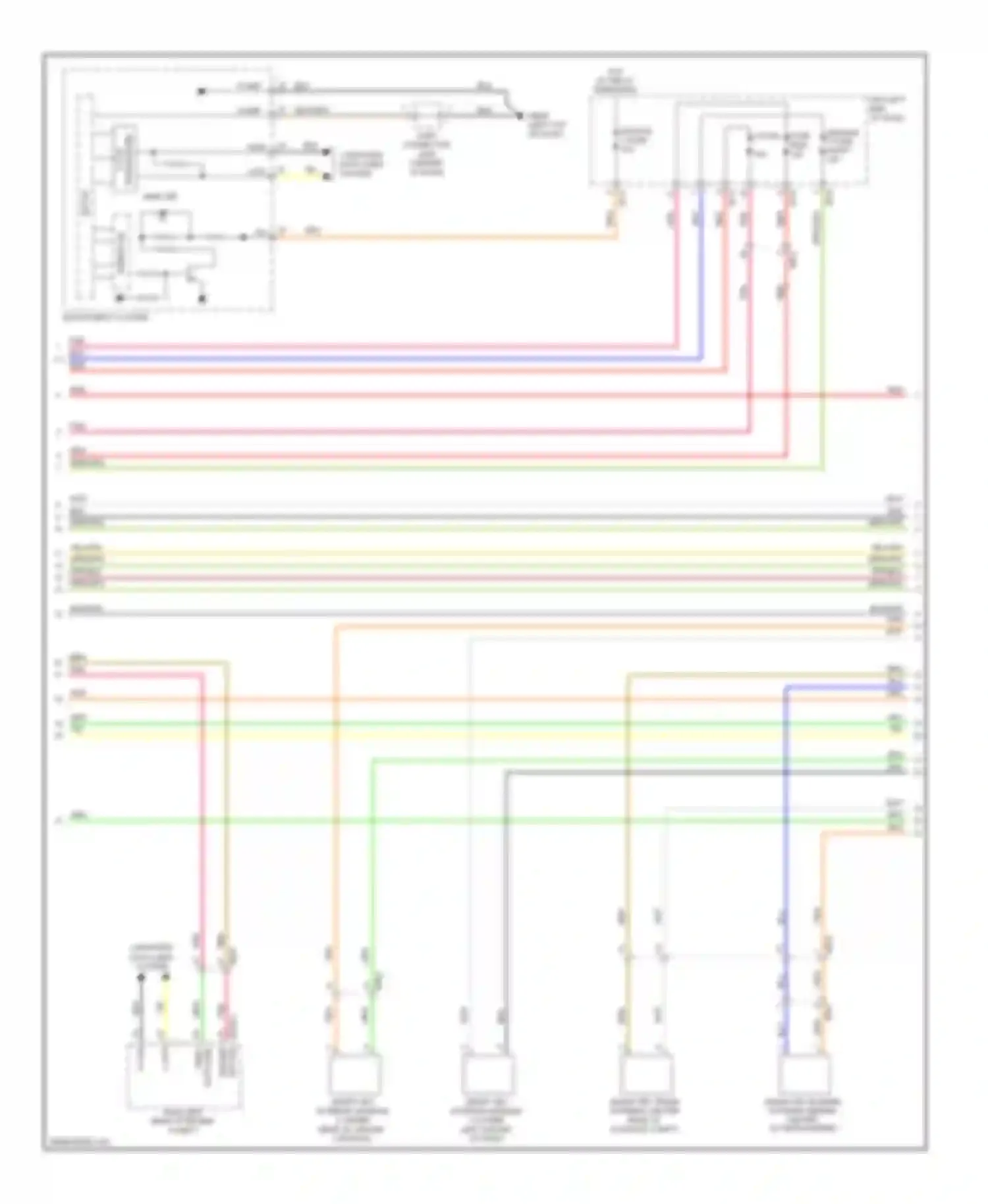 Wiring diagram i/p-c for Kia Cadenza I facelift (2013-2016) (9 of 44)