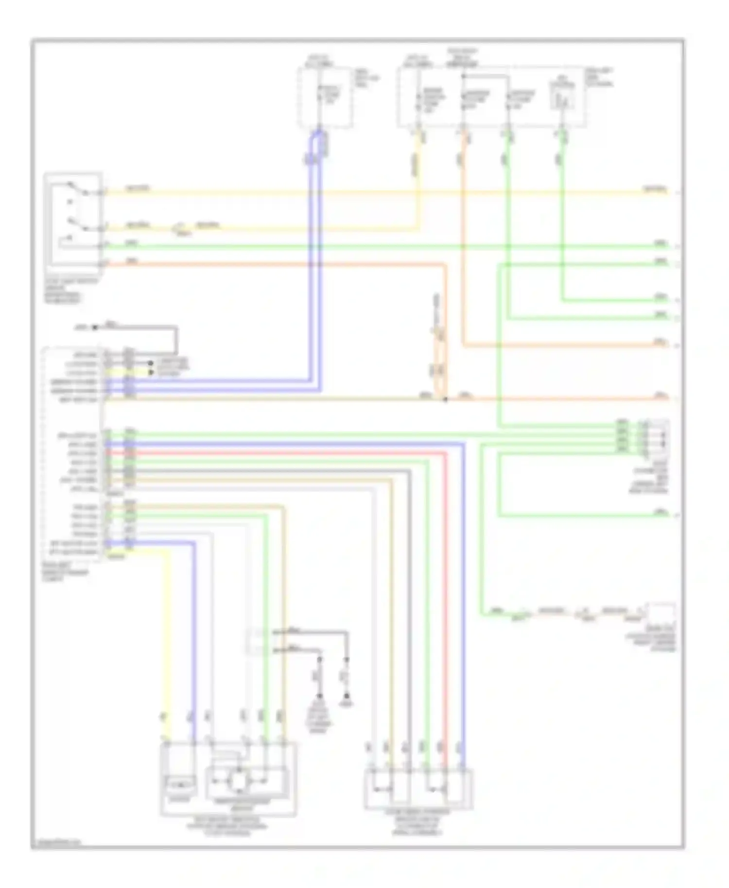 Wiring diagram i/p-c for Kia Cadenza I facelift (2013-2016) (6 of 44)