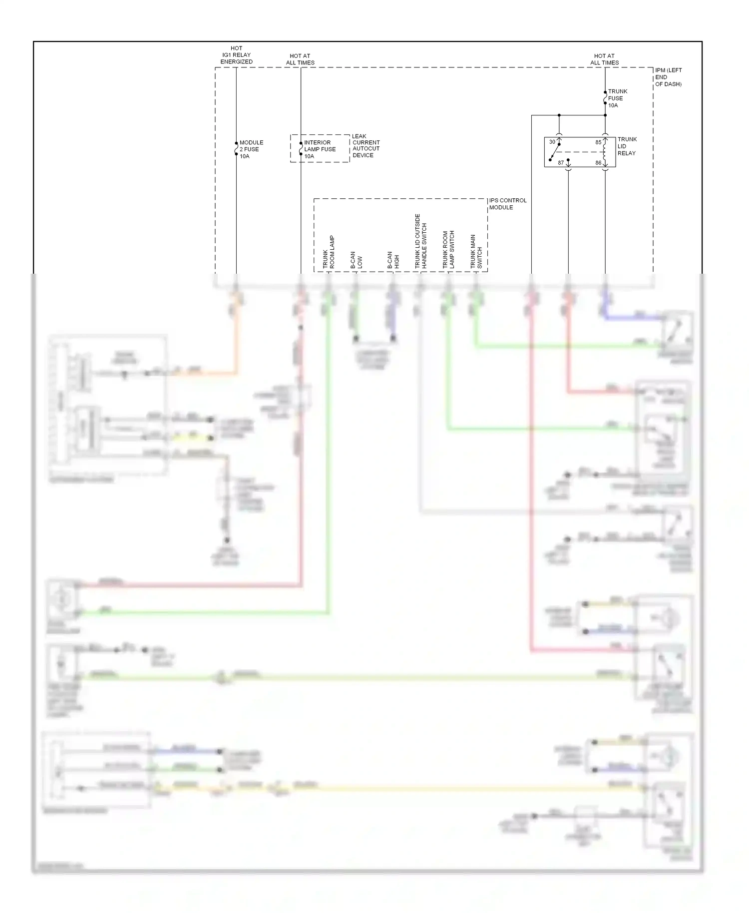 Kia Cadenza I facelift (2013-2016) i/p-d wiring diagram  (41 of 42)