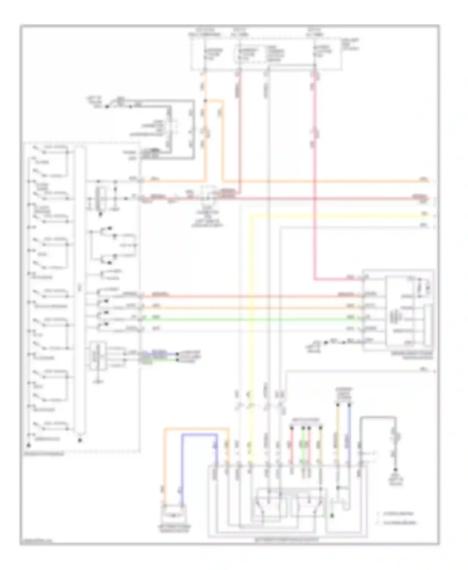 Wiring diagram joint connector for Kia Cadenza I facelift (2013-2016) (56 of 71)