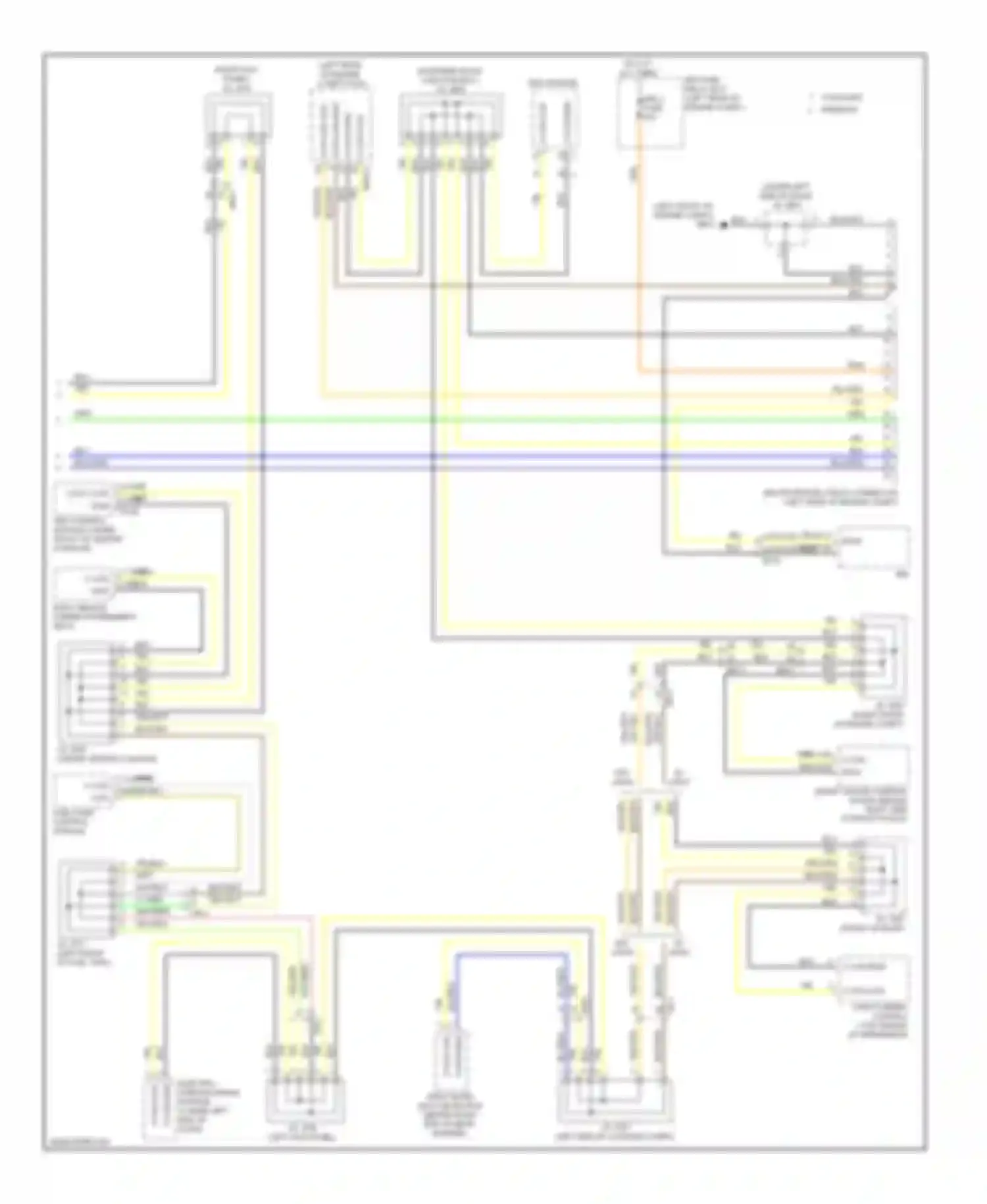 Wiring diagram ldws camera control for Kia Cadenza I facelift (2013-2016) (1 of 1)