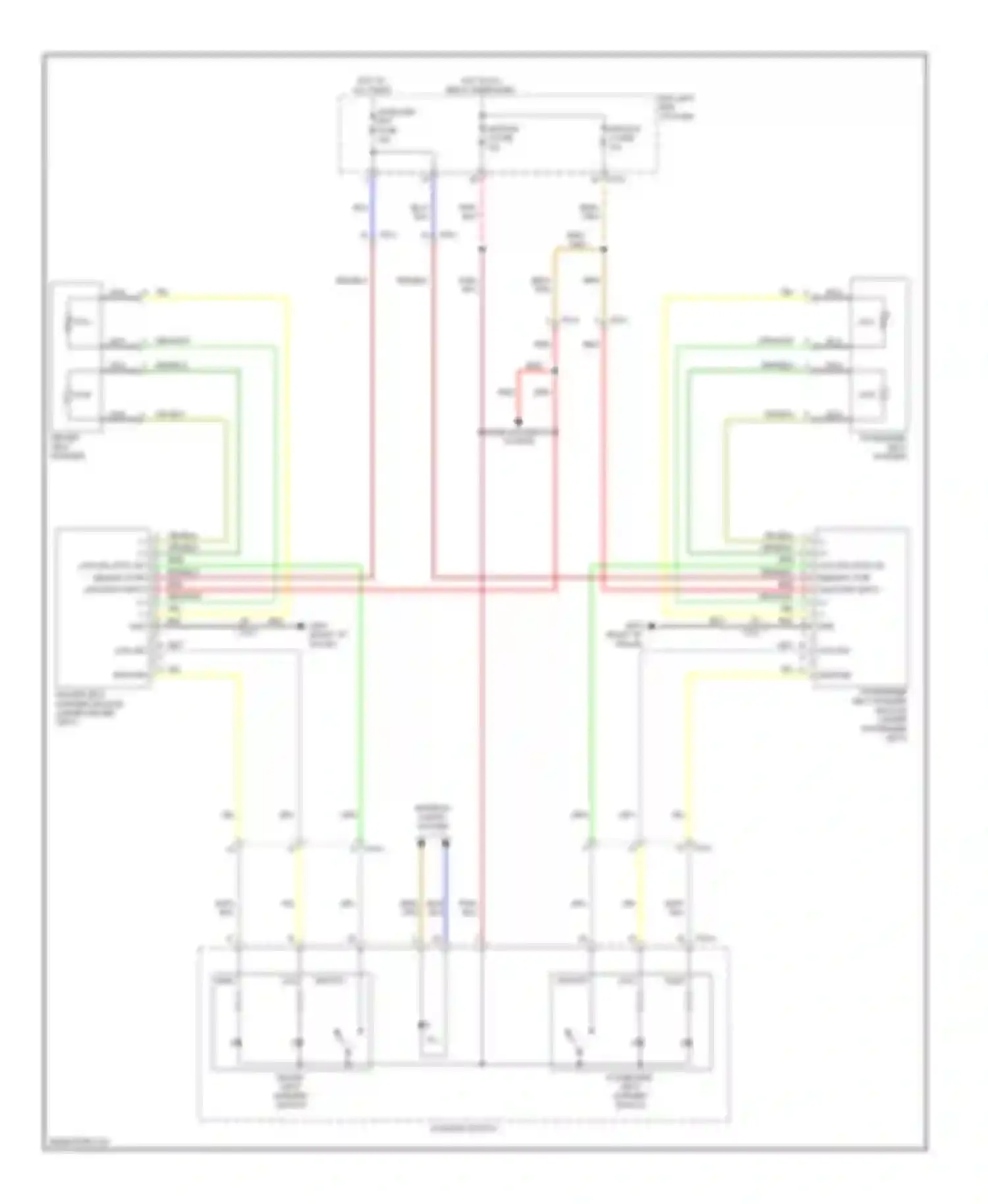 Wiring diagram low switch for Kia Cadenza I facelift (2013-2016) (1 of 1)