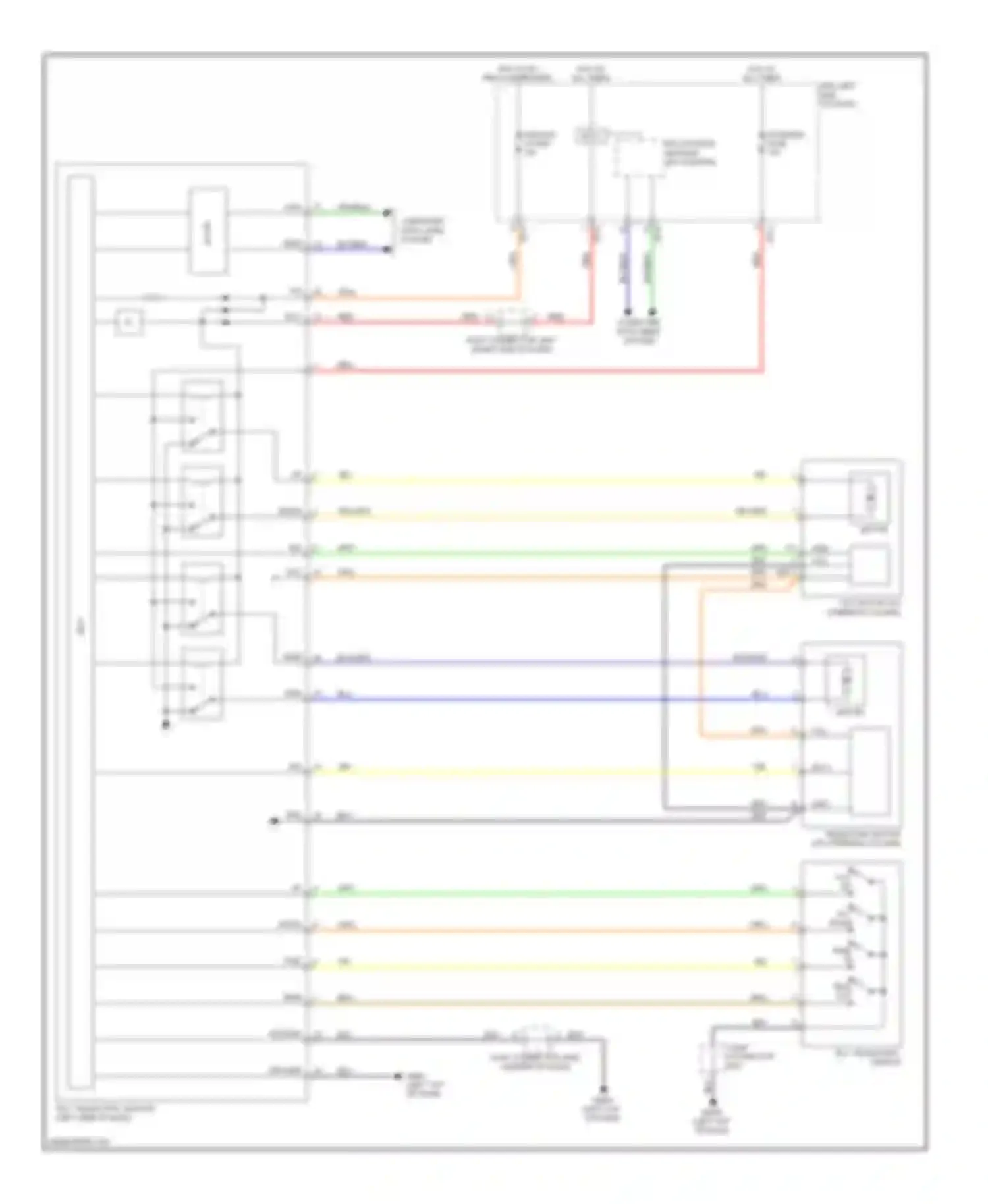Wiring diagram module 2 fuse for Kia Cadenza I facelift (2013-2016) (19 of 43)