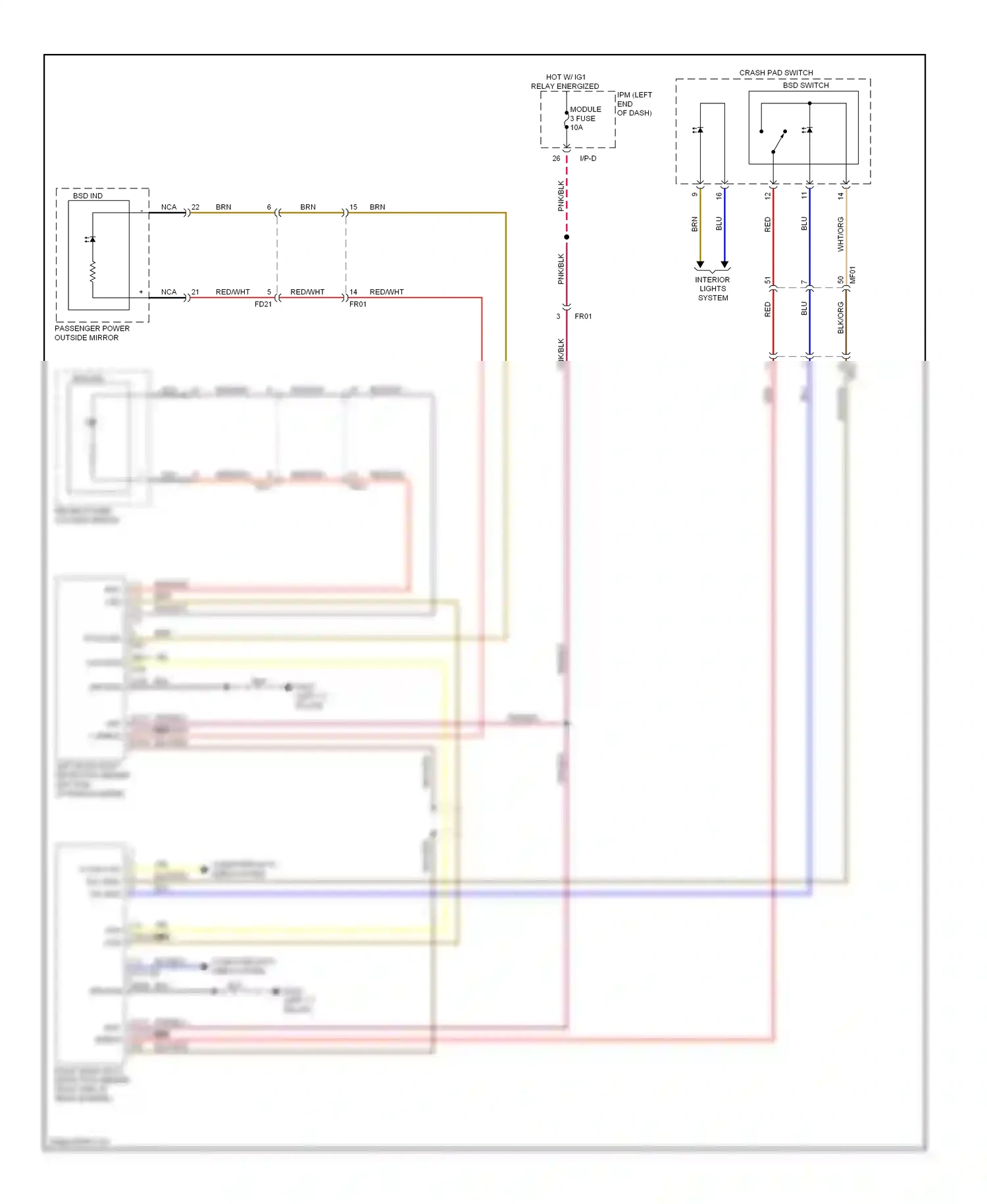Wiring diagram nca for Kia Cadenza I facelift (2013-2016) (41 of 69)