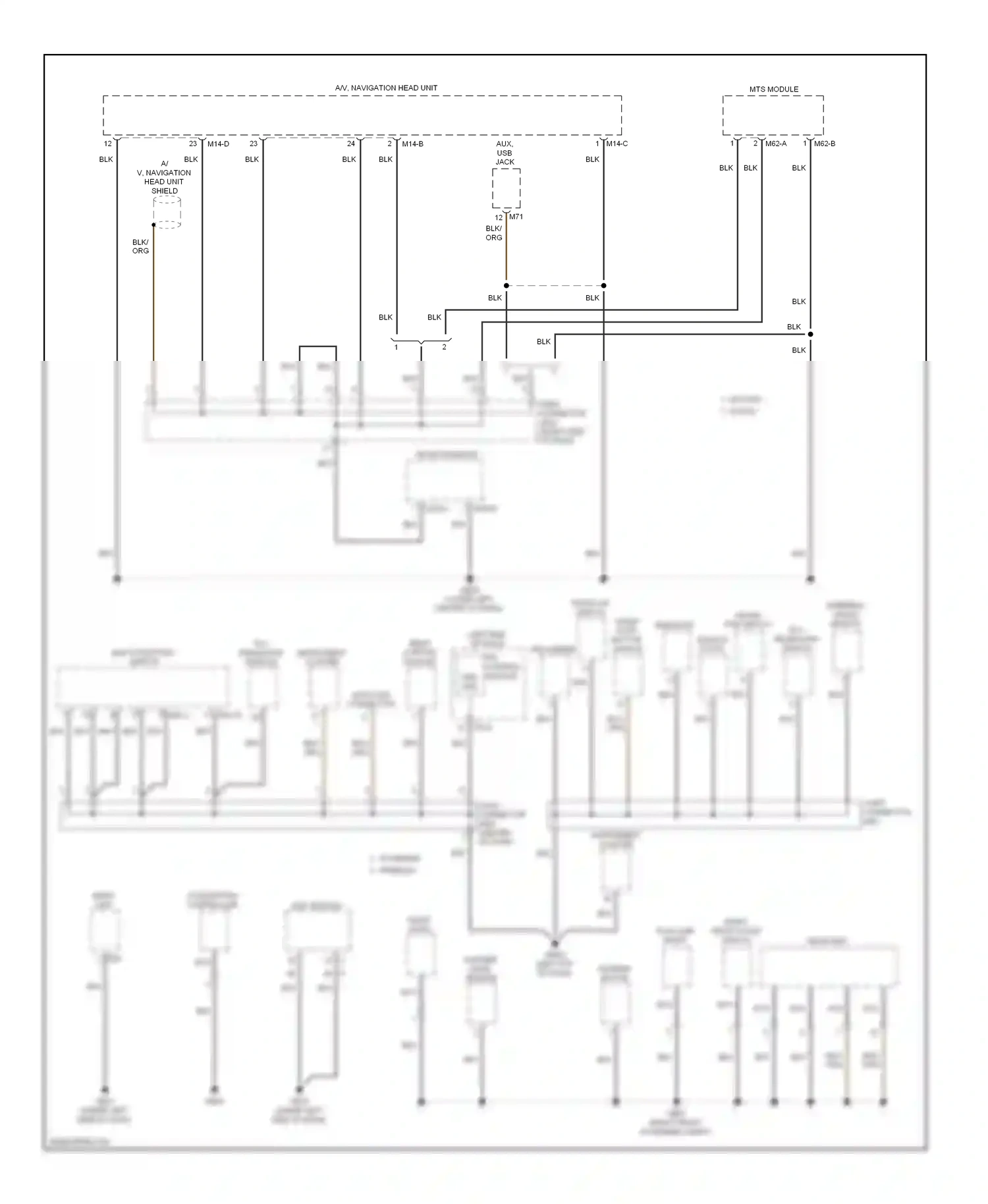 Wiring diagram nca for Kia Cadenza I facelift (2013-2016) (27 of 69)