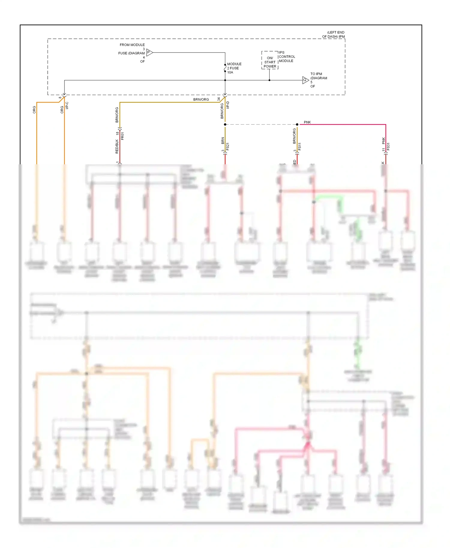 Wiring diagram nca for Kia Cadenza I facelift (2013-2016) (55 of 69)