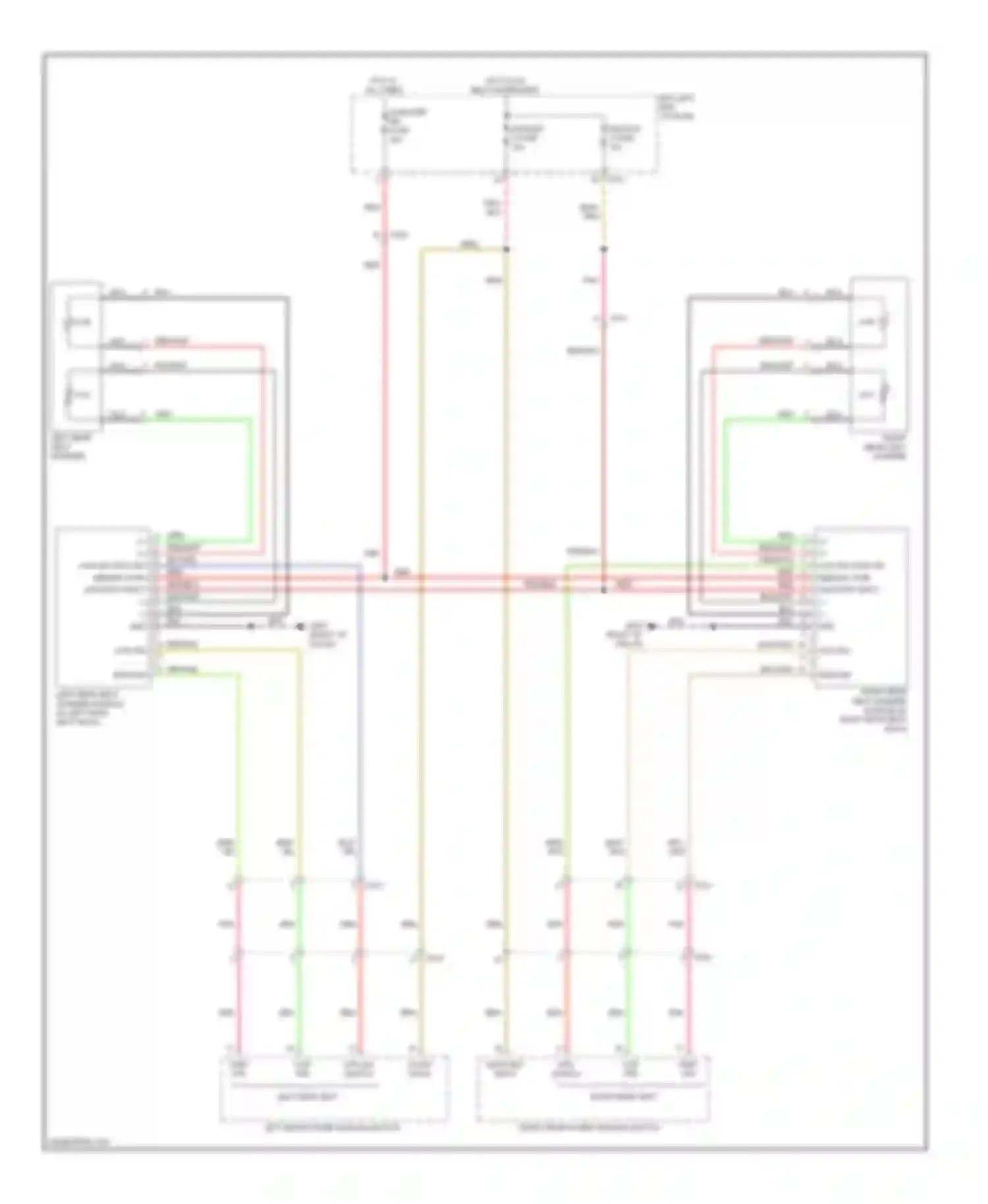 Wiring diagram on/start input for Kia Cadenza I facelift (2013-2016) (1 of 2)