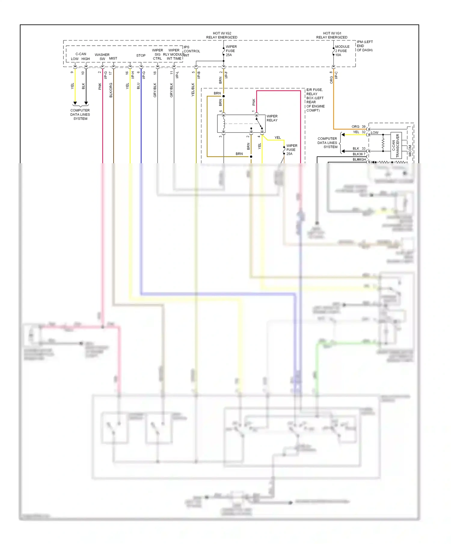Wiring diagram relay energized for Kia Cadenza I facelift (2013-2016) (37 of 38)