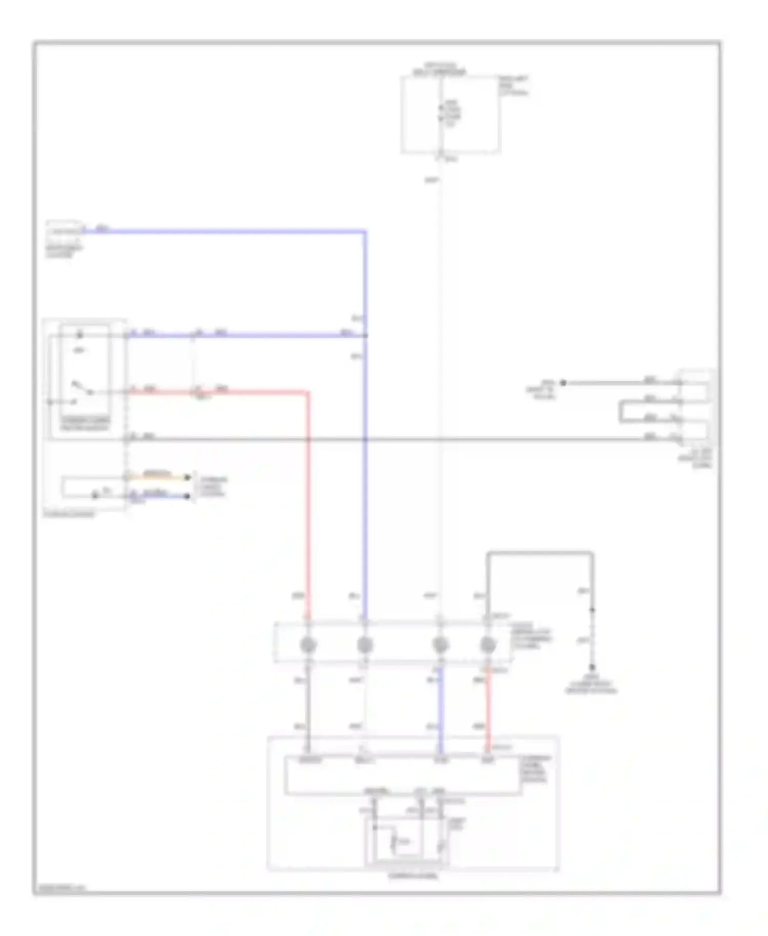 Wiring diagram str htd for Kia Cadenza I facelift (2013-2016) (1 of 1)