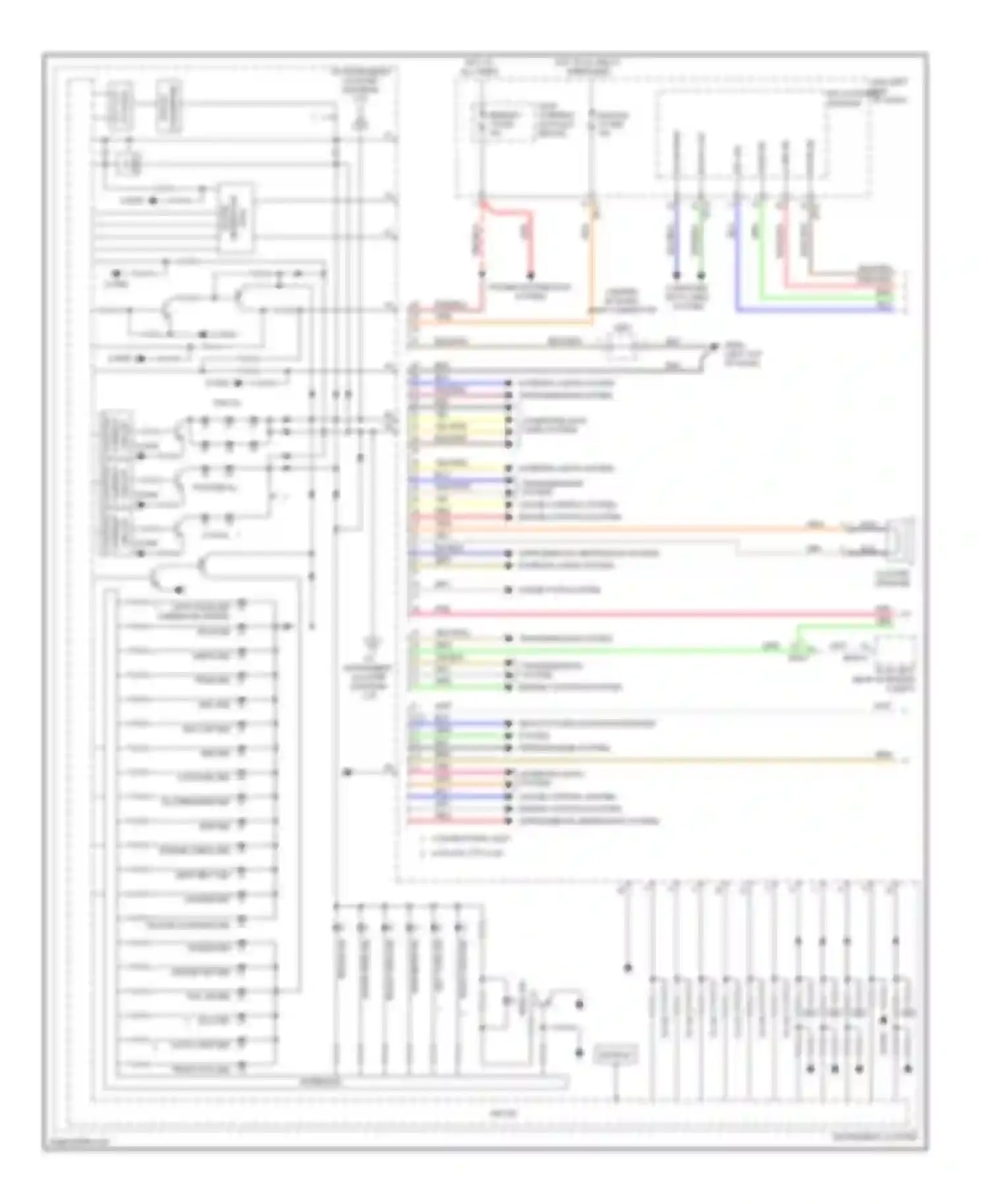 Wiring diagram tpms ind for Kia Cadenza I facelift (2013-2016) (1 of 2)