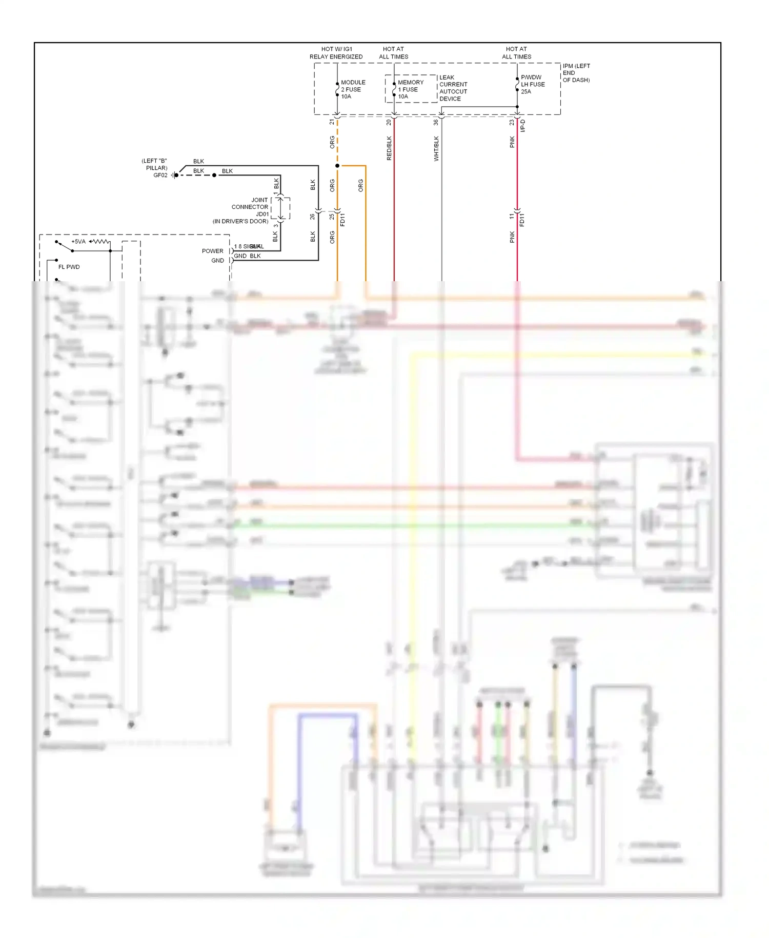 Wiring diagram transceiver ic for Kia Cadenza I facelift (2013-2016) (1 of 1)