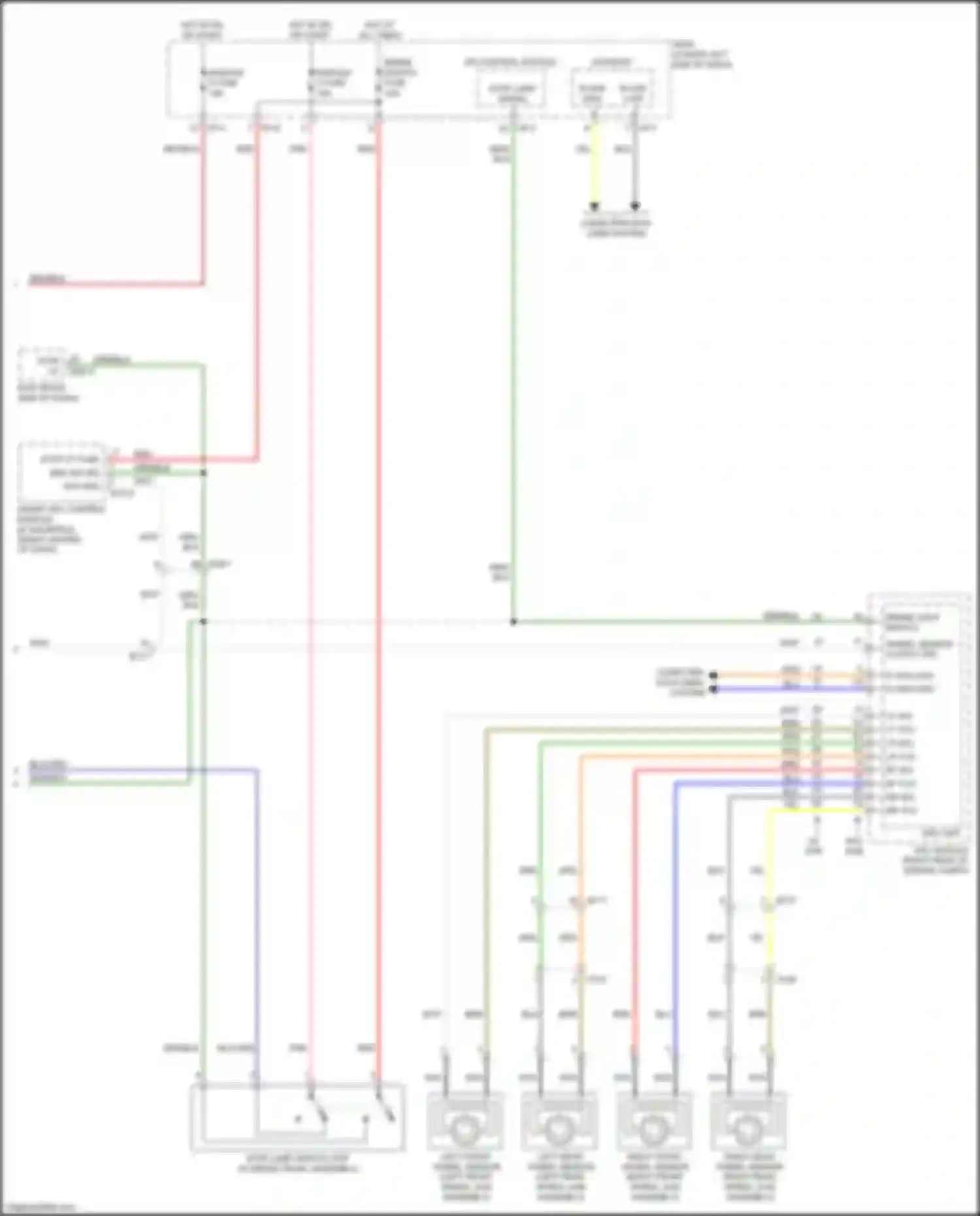 Wiring diagram b-can low high for Kia Cadenza II (2016-2020) (1 of 1)