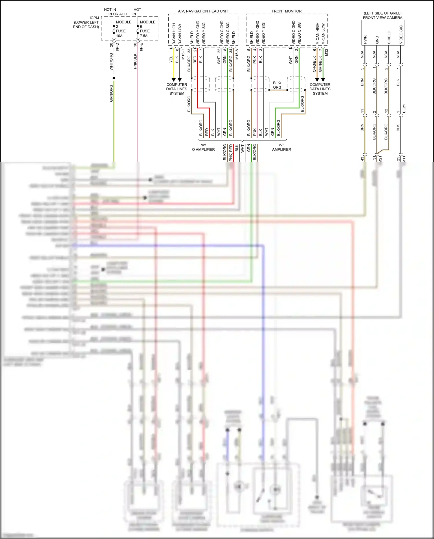 Kia Cadenza II (2016-2020) b-can low wiring diagram  (29 of 34)